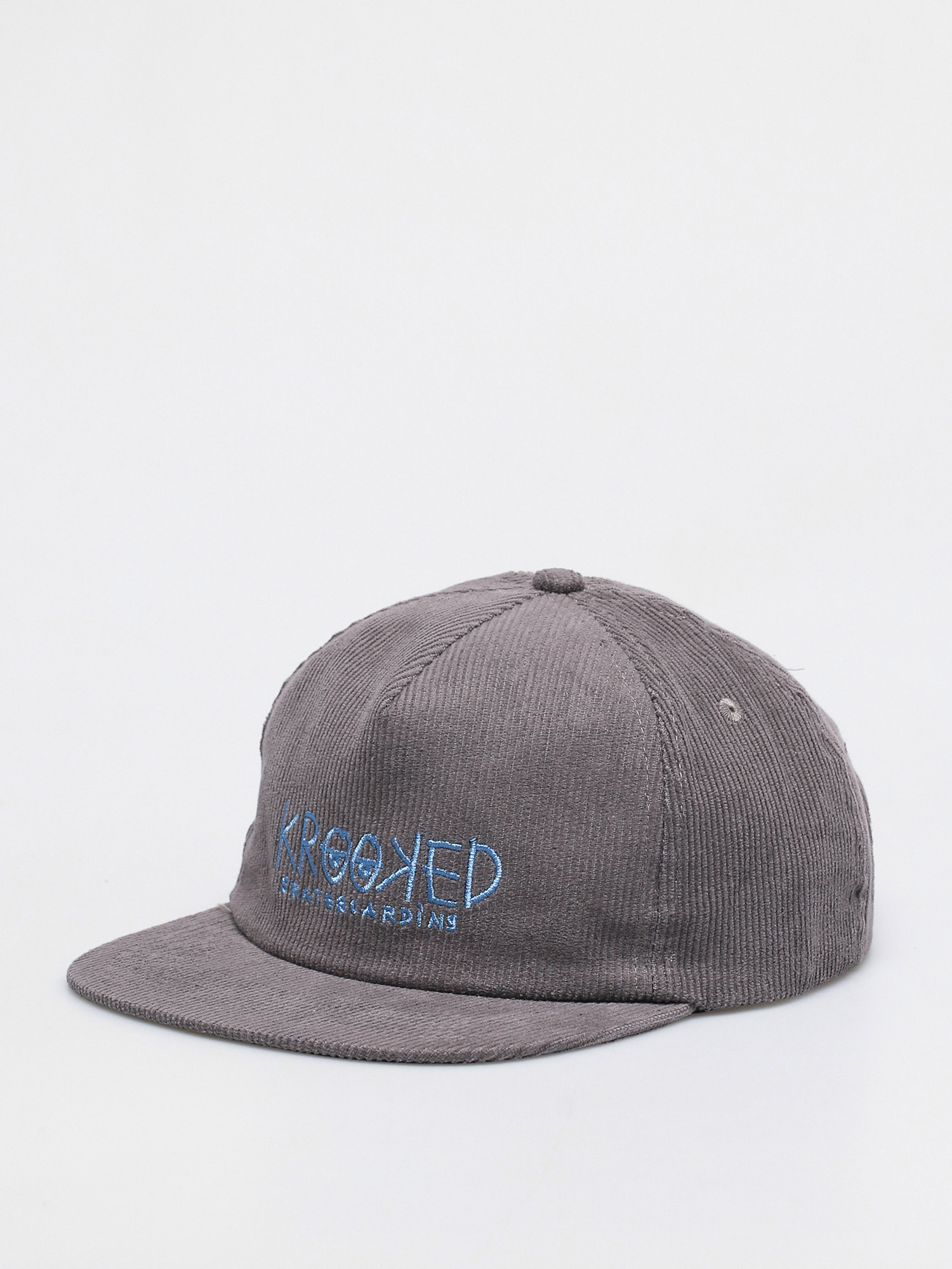 Czapka z daszkiem Krooked Krooked Eyes (grey/blue)