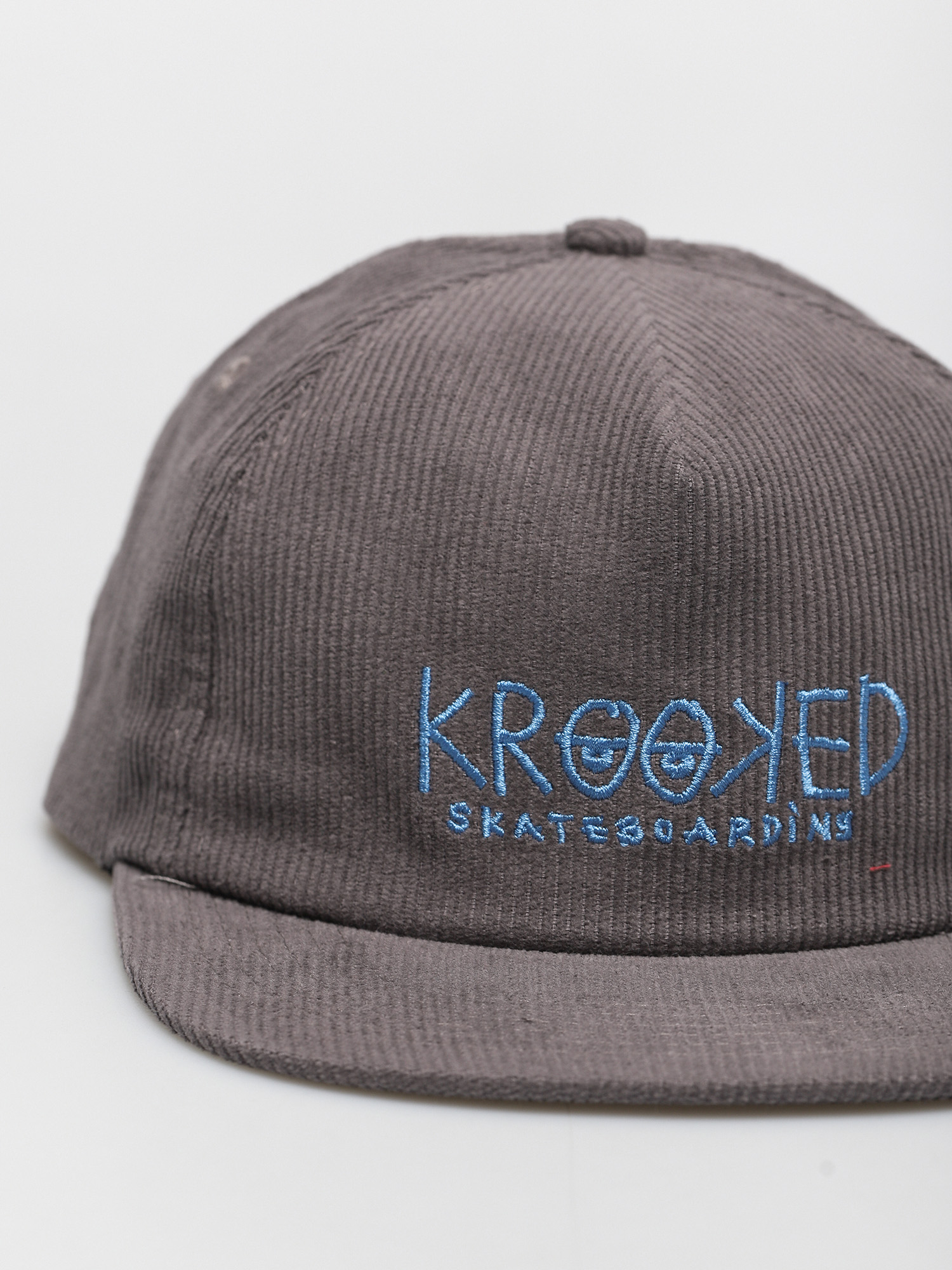 Czapka z daszkiem Krooked Krooked Eyes (grey/blue)