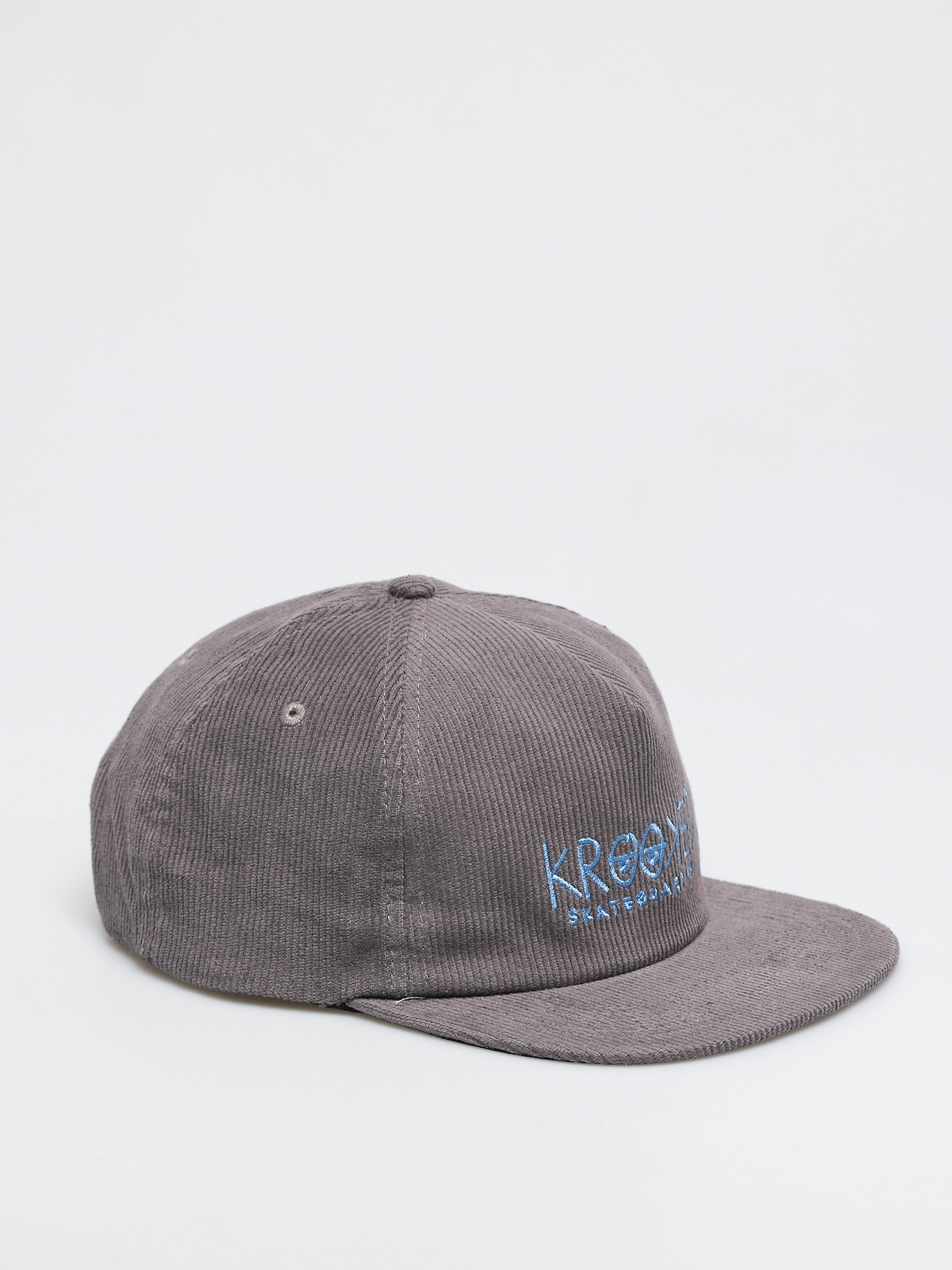 Czapka z daszkiem Krooked Krooked Eyes (grey/blue)