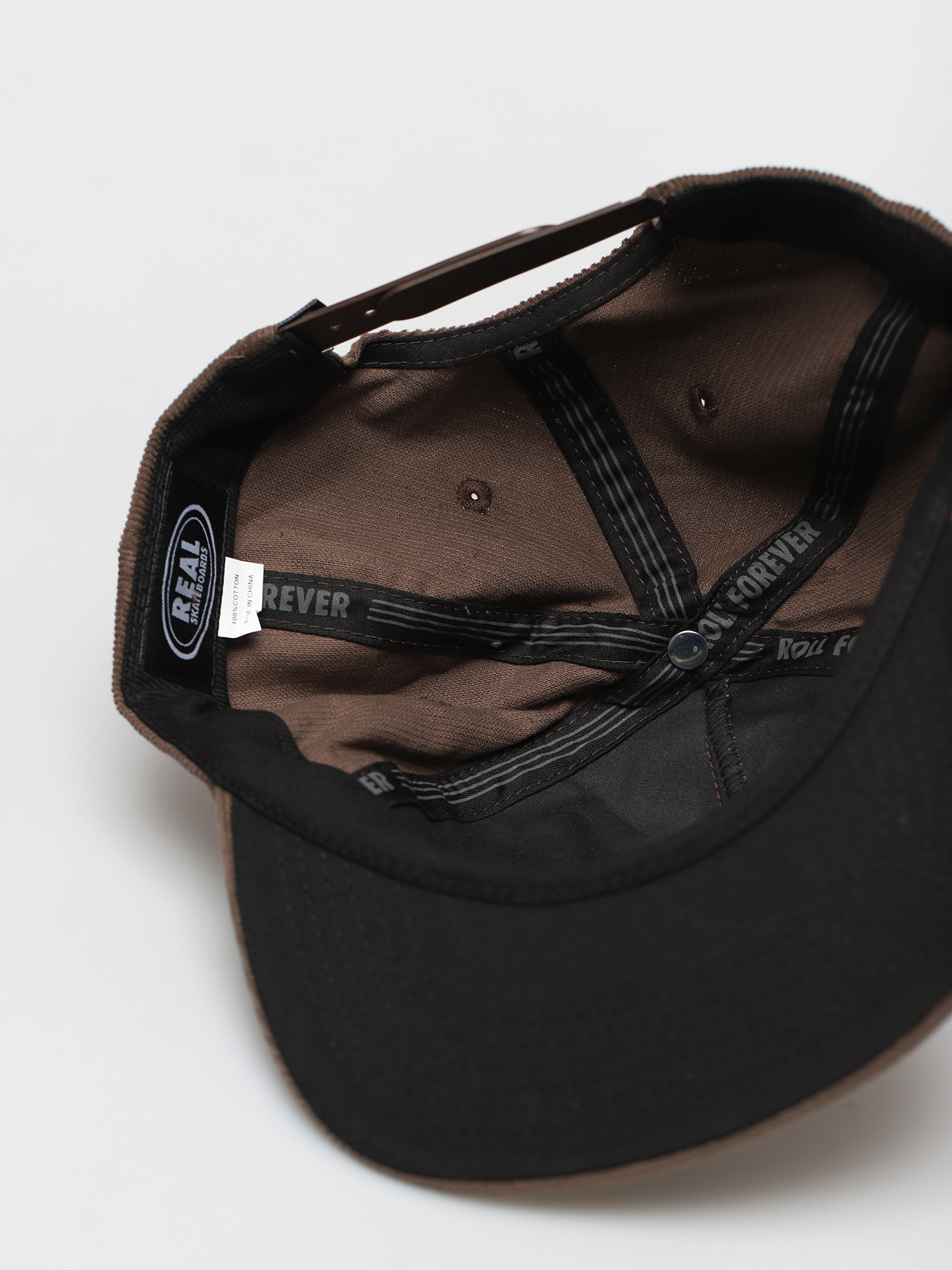 Czapka z daszkiem Real Lower (brown/yellow)