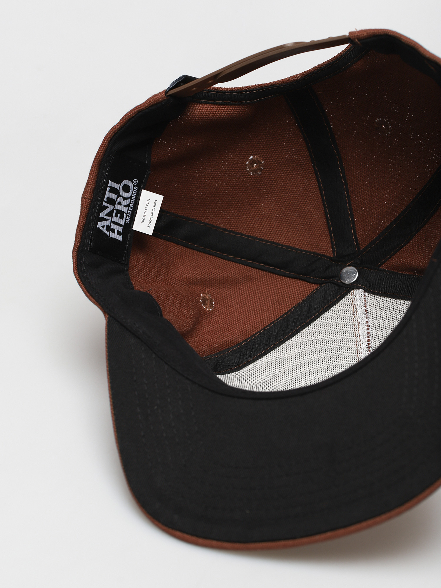 Czapka z daszkiem Antihero Adj Basic Pigeon Snapback (brown/khaki)