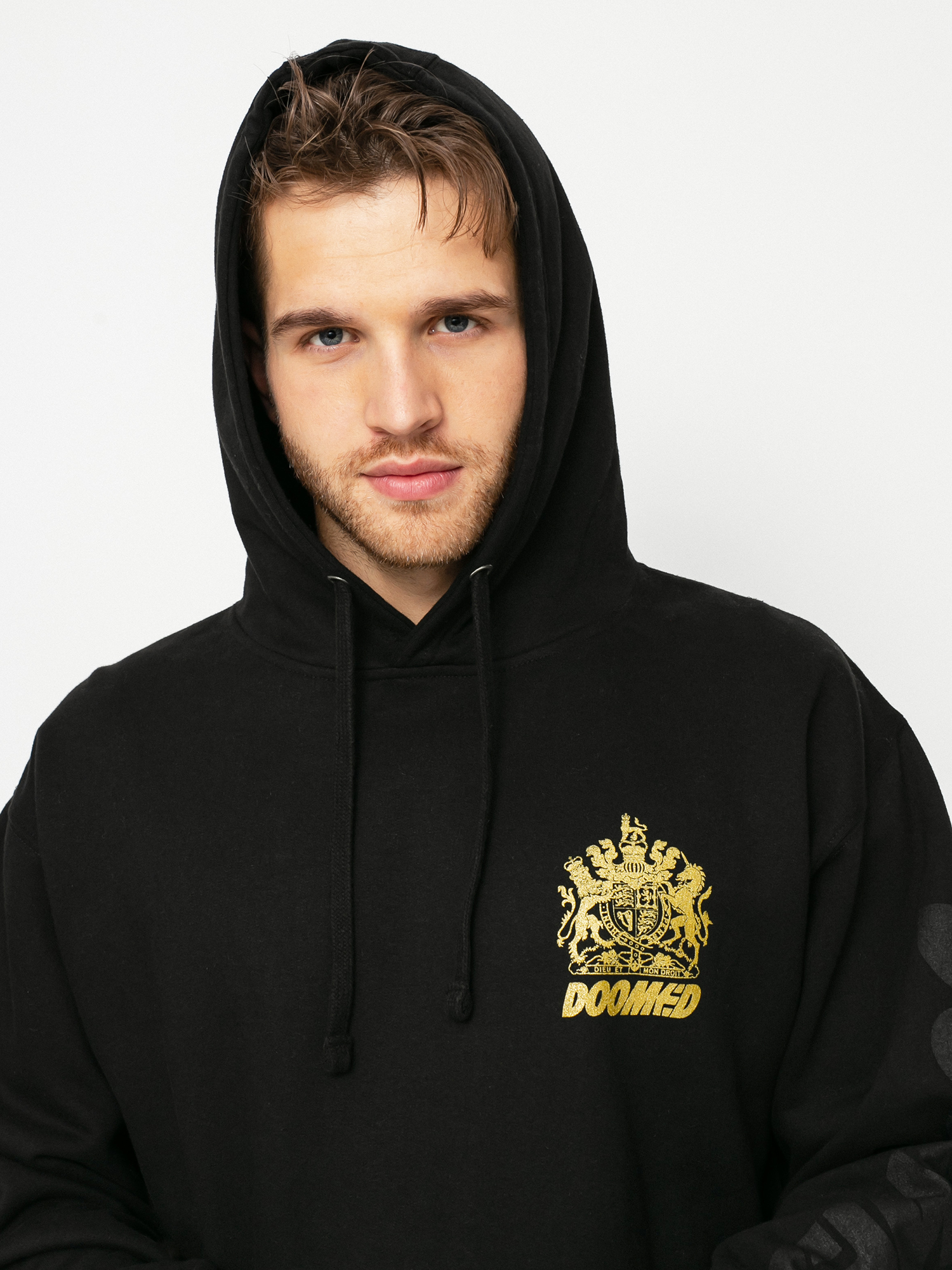 Bluza z kapturem Etnies Doomed Crest HD (black)