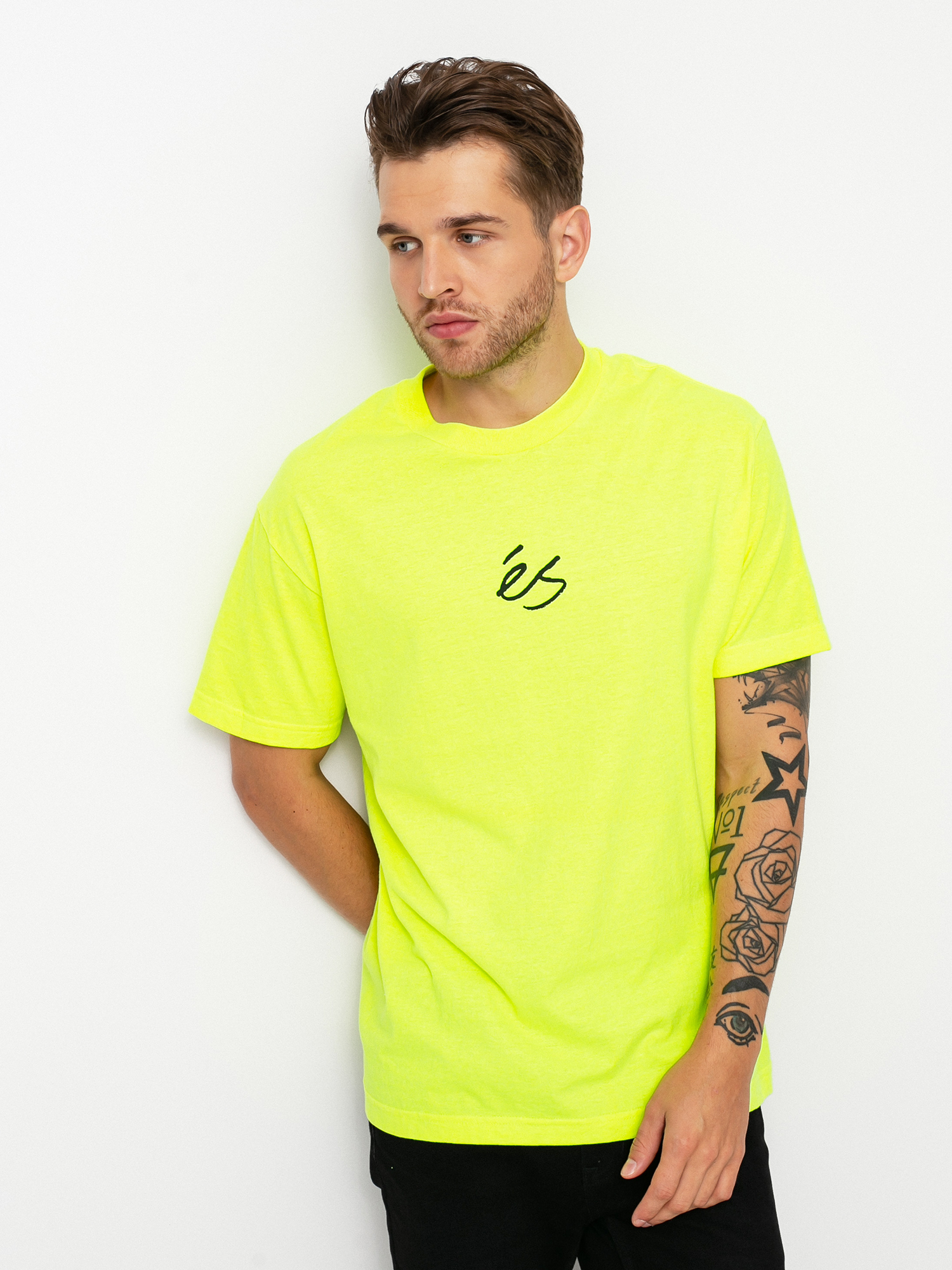 T-shirt eS Mini Script (lime)