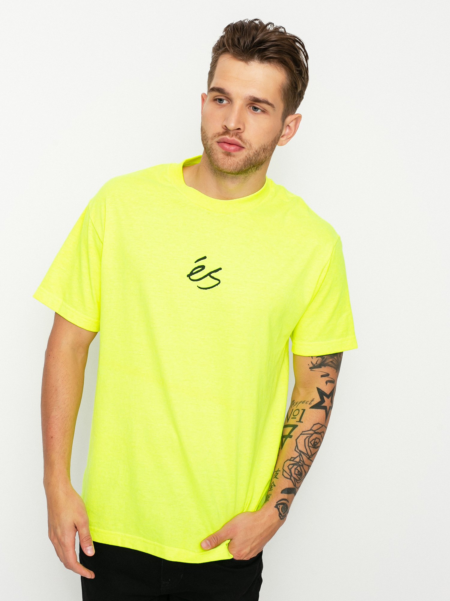 T-shirt eS Mini Script (lime)