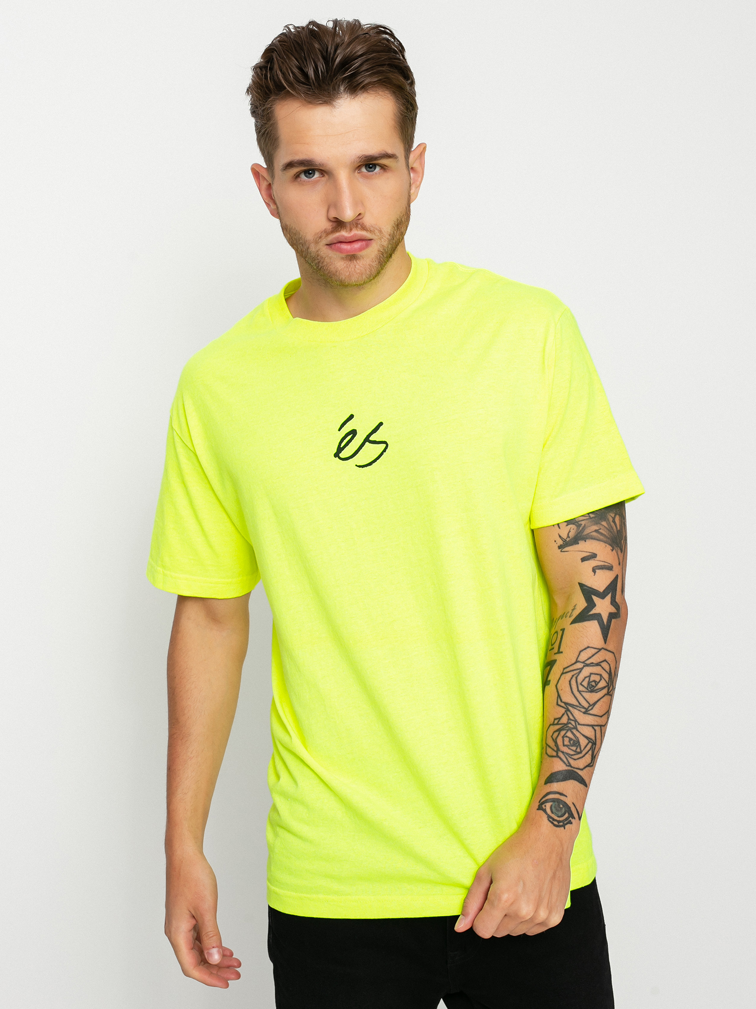T-shirt eS Mini Script (lime)