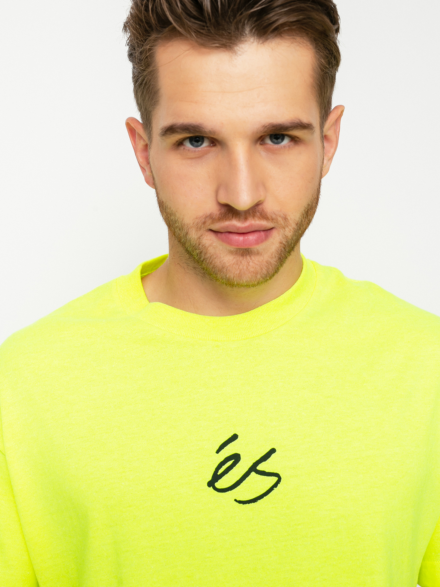 T-shirt eS Mini Script (lime)