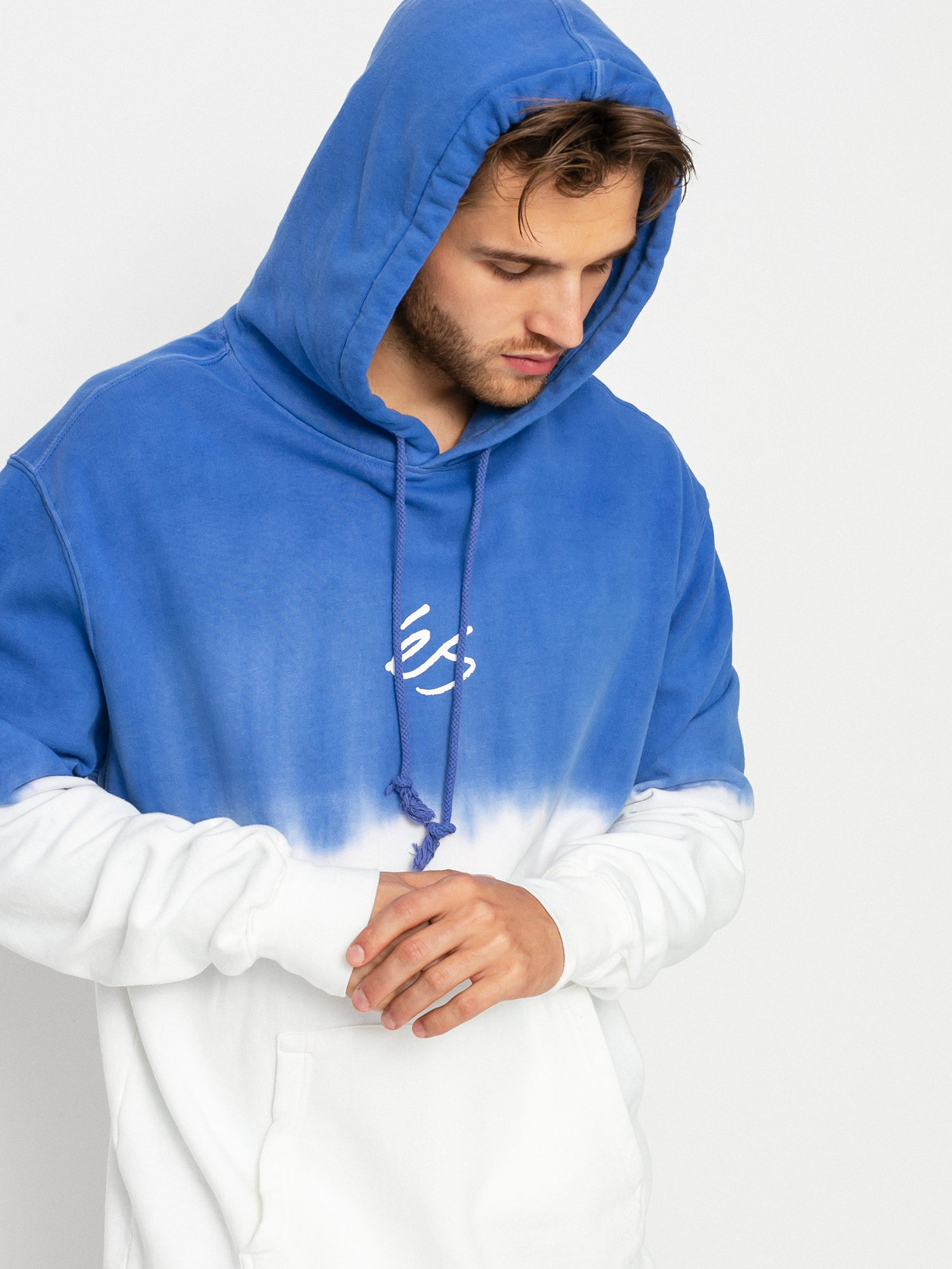 Bluza z kapturem eS Mini Script Tiedye HD (tie dye)