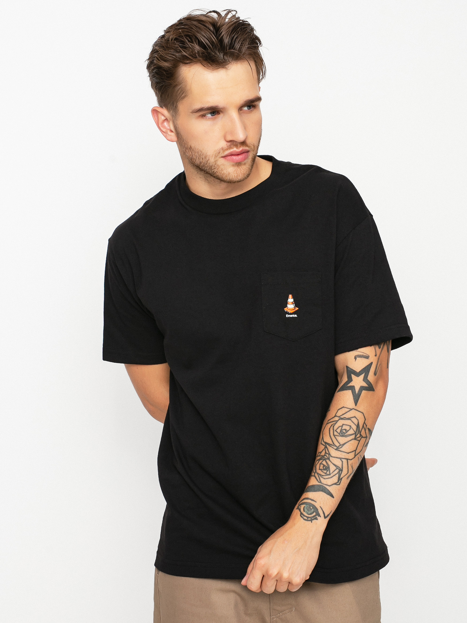 T-shirt Emerica Streets Pocket (black)