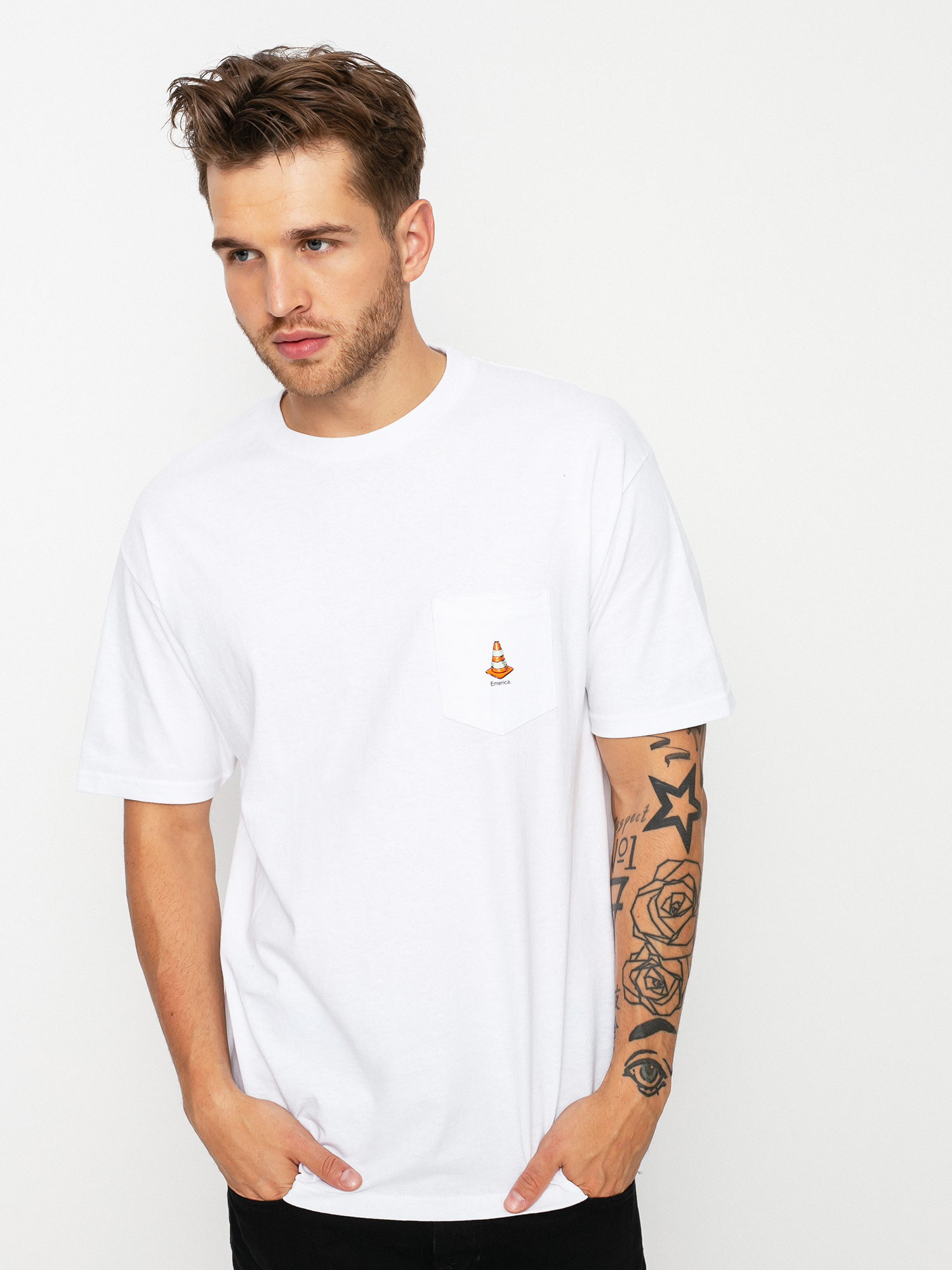 T-shirt Emerica Streets Pocket (white)