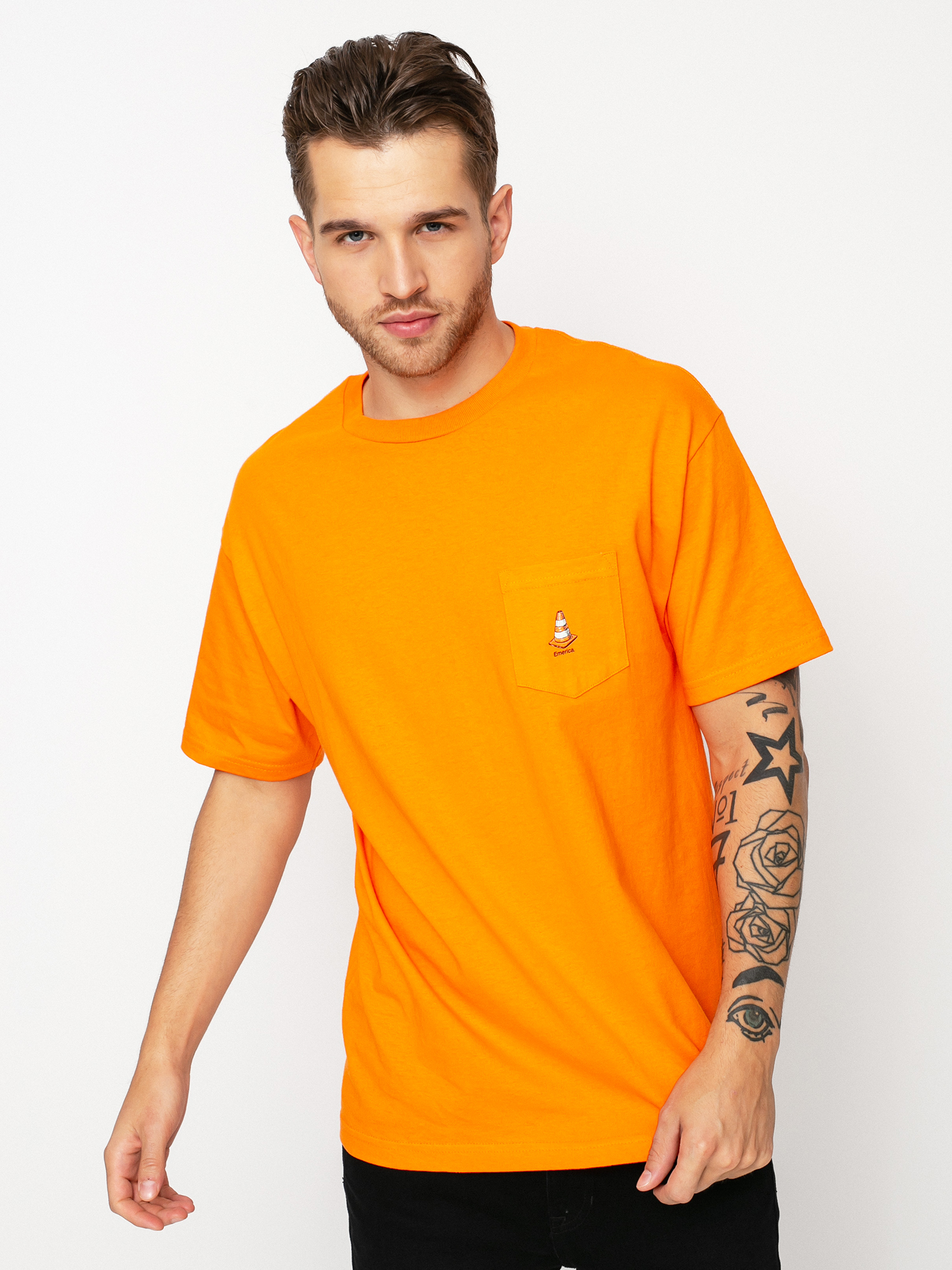 T-shirt Emerica Streets Pocket (orange)