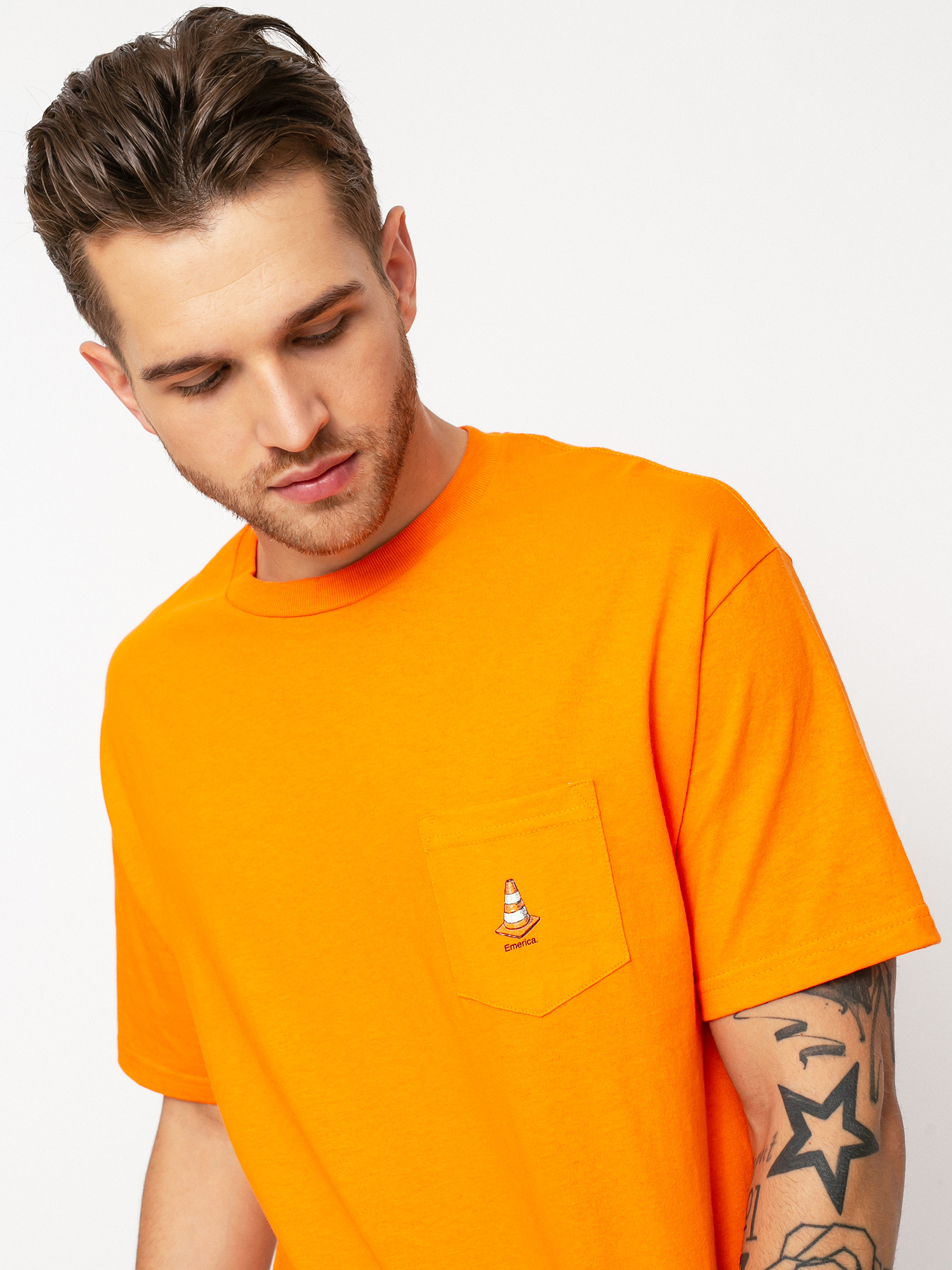 T-shirt Emerica Streets Pocket (orange)