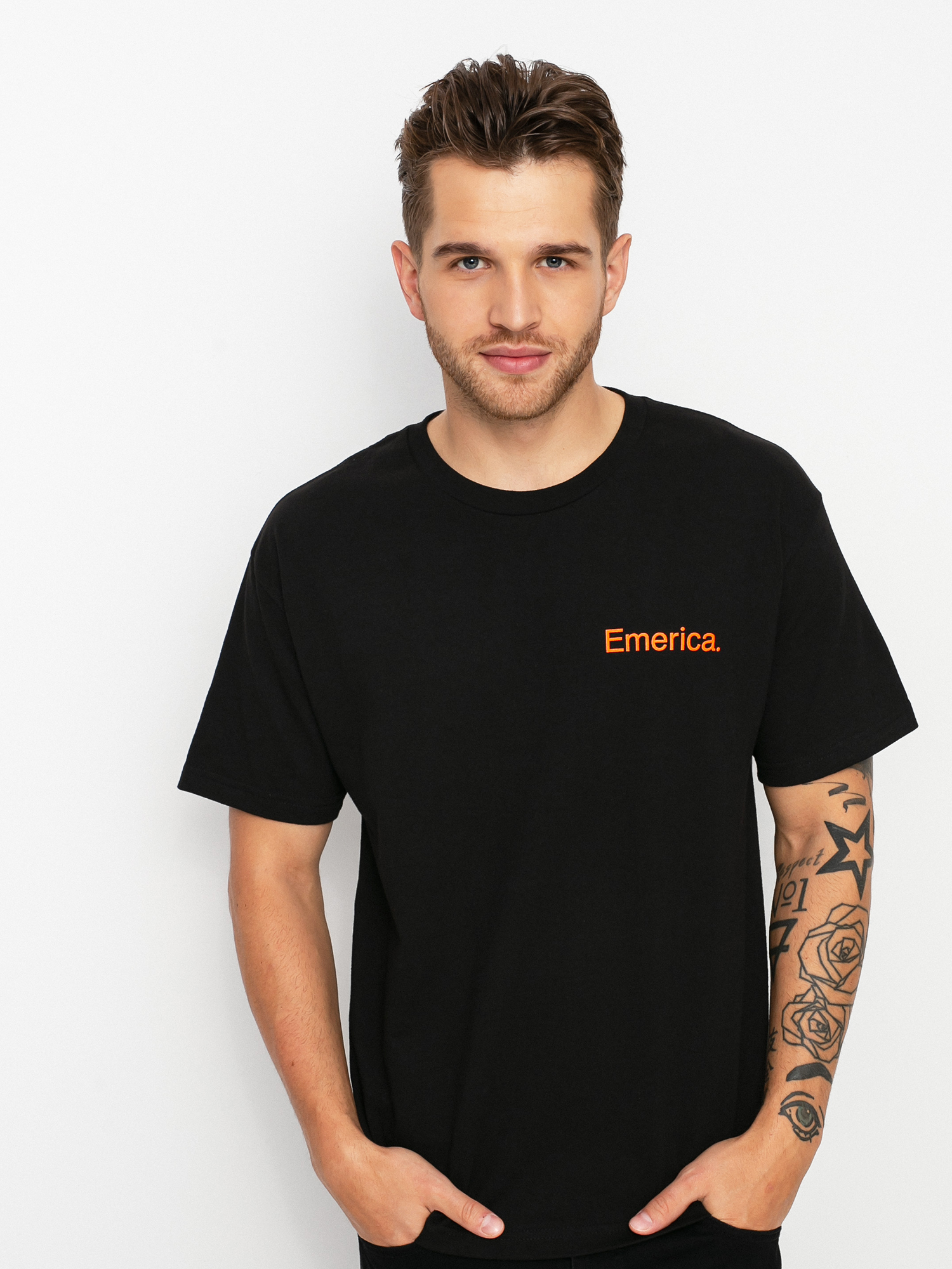 T-shirt Emerica Pure Logo (black/orange)
