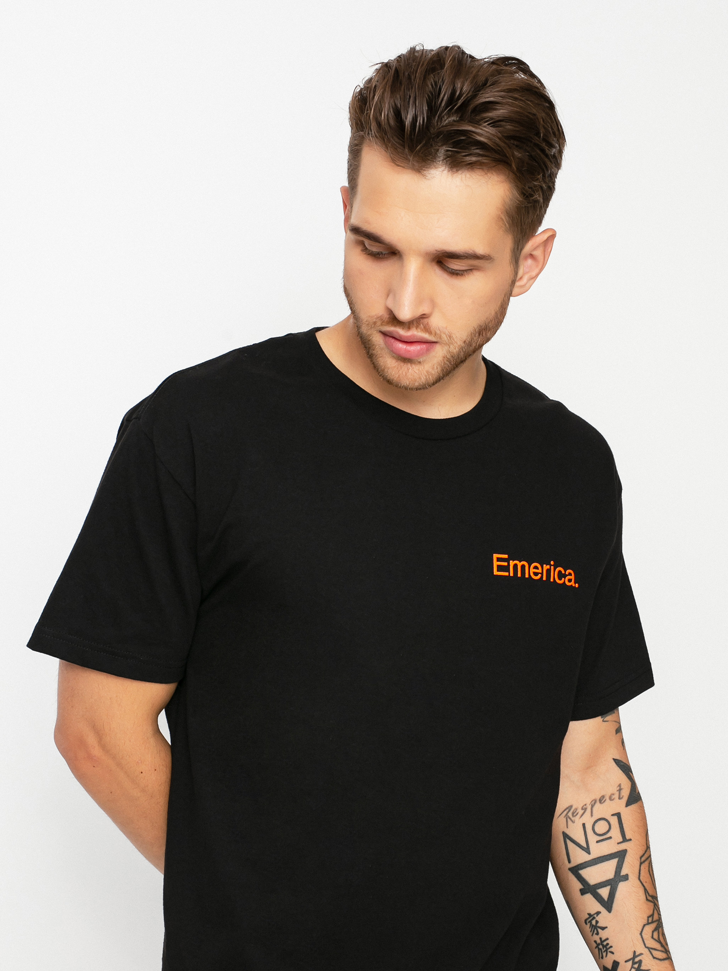 T-shirt Emerica Pure Logo (black/orange)