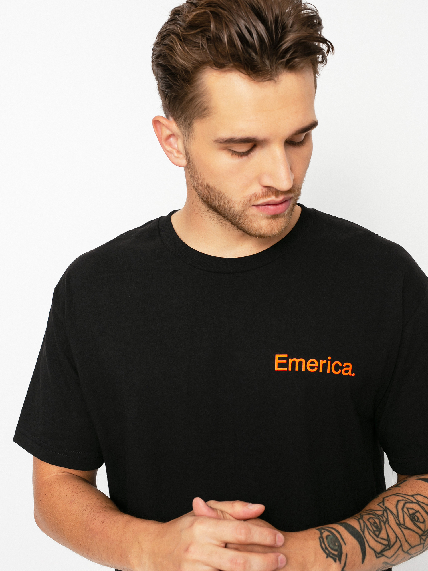 T-shirt Emerica Pure Logo (black/orange)