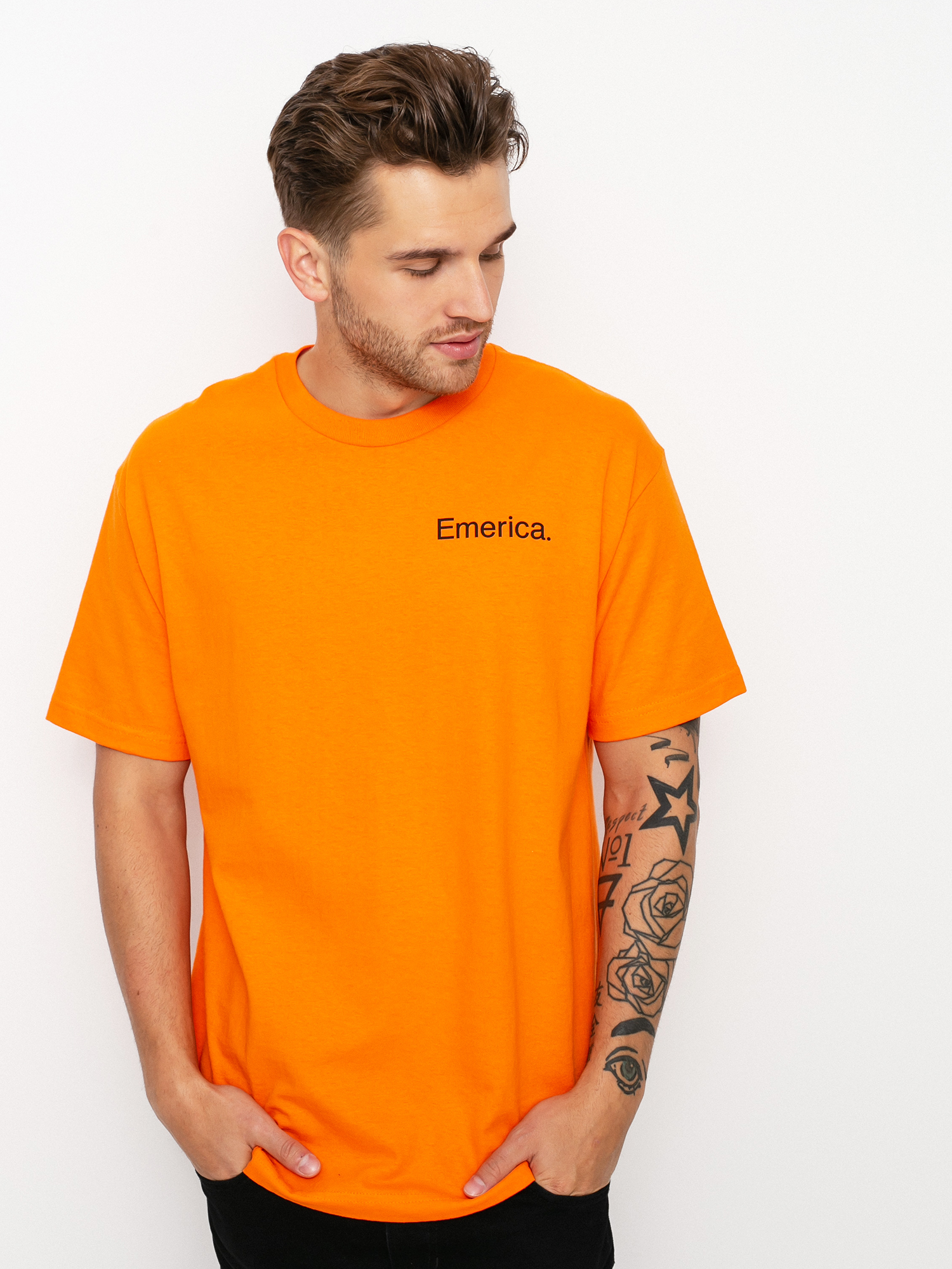 T-shirt Emerica Pure Logo (orange/black)