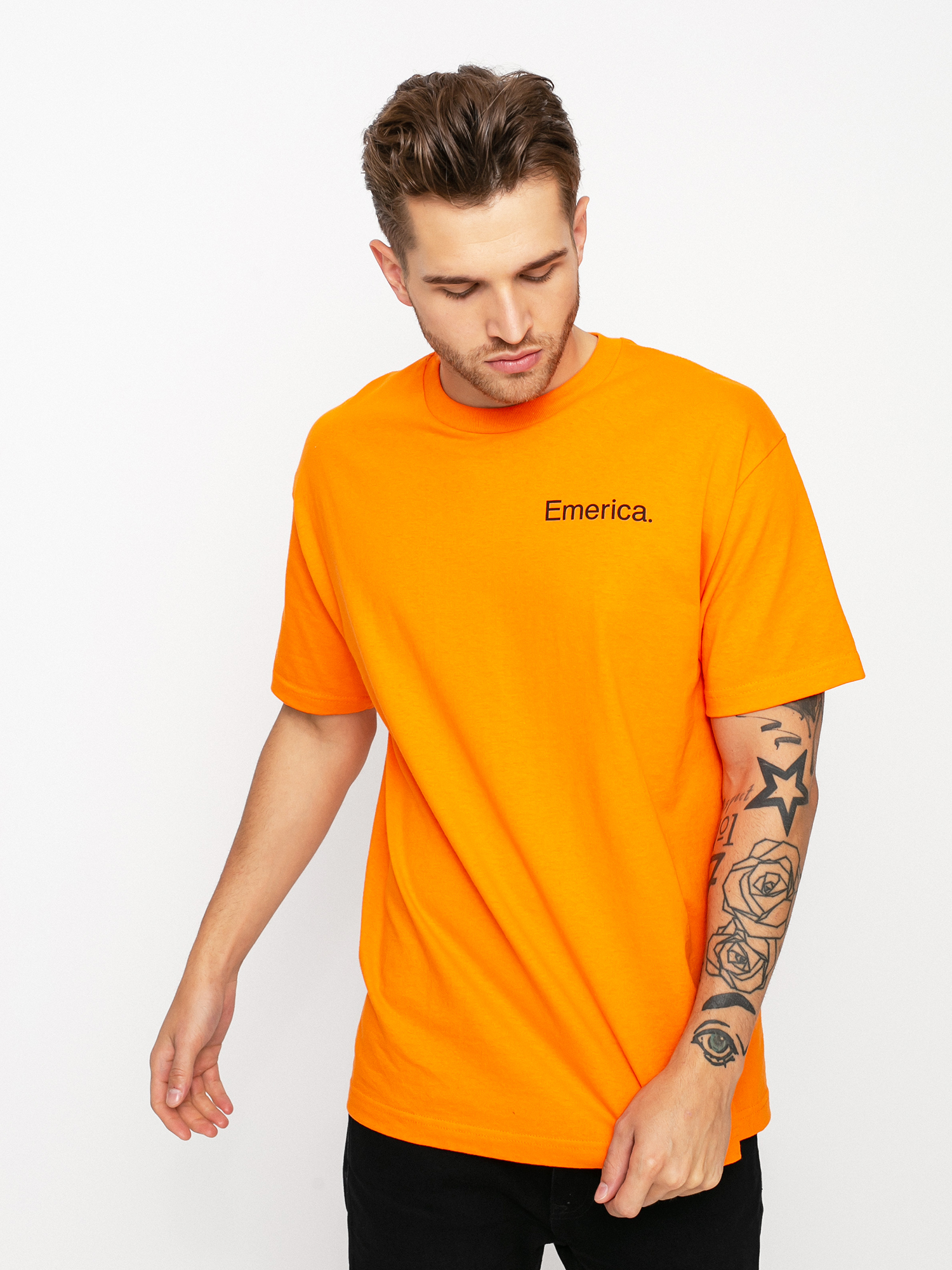 T-shirt Emerica Pure Logo (orange/black)