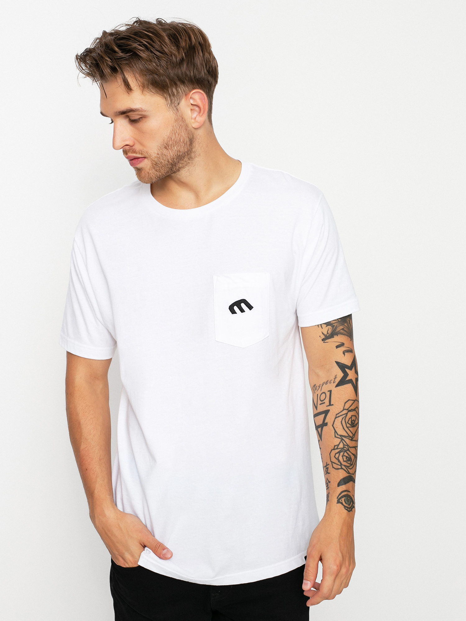 T-shirt Etnies Style E Pocket (white)