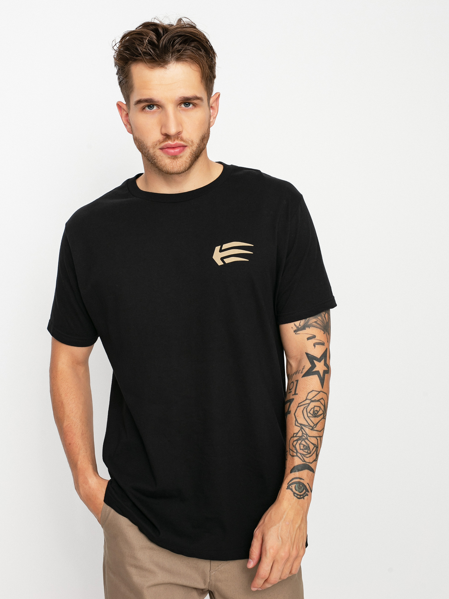 T-shirt Etnies Joslin (black/tan)