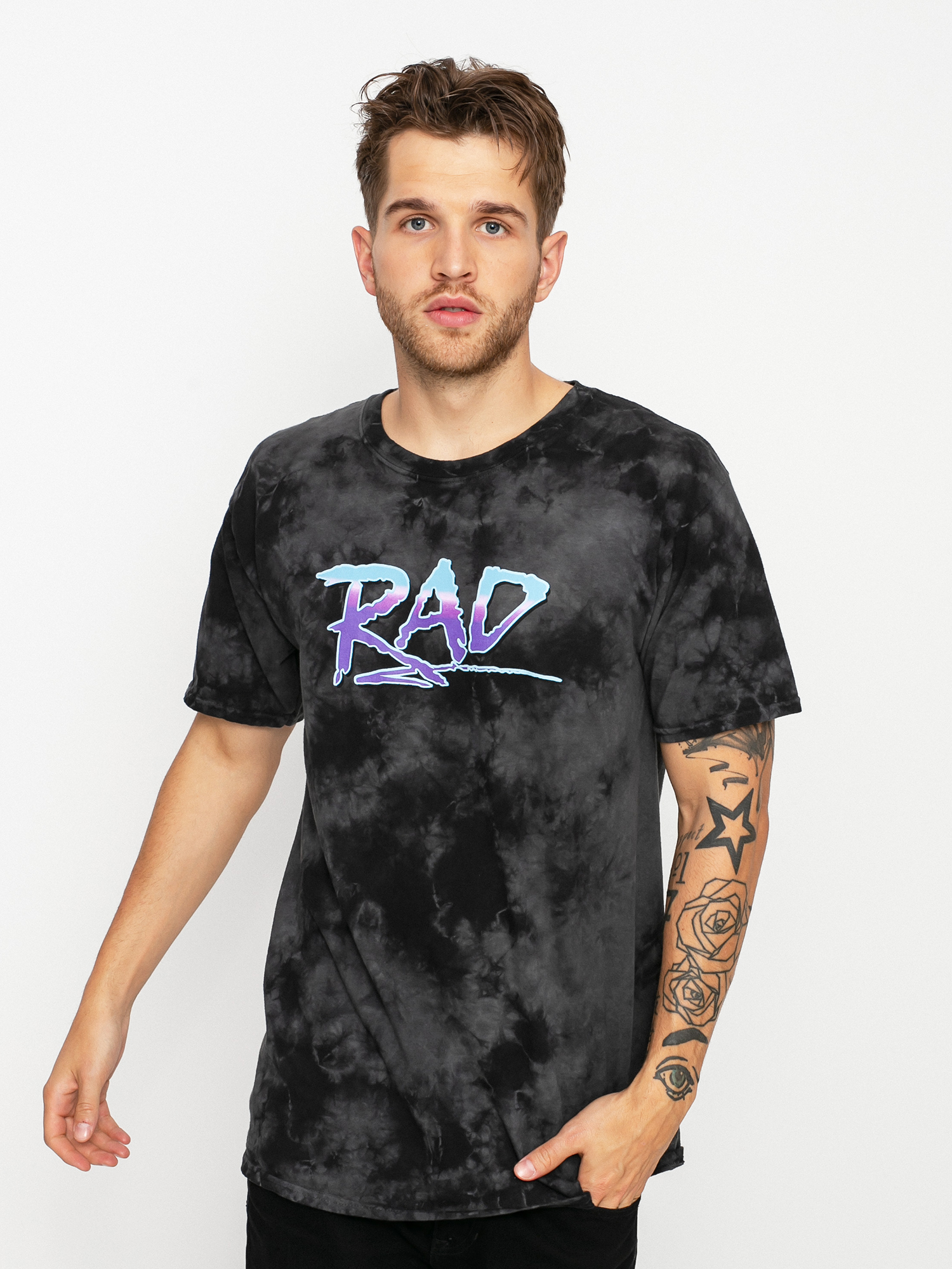 T-shirt Etnies Rad Wash (black/purple)