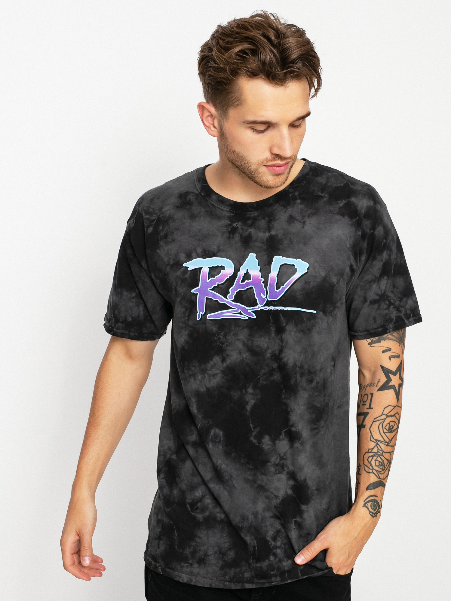 T-shirt Etnies Rad Wash (black/purple)