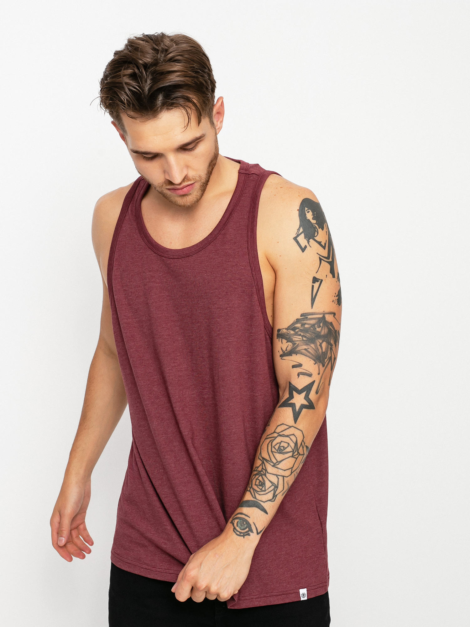 T-shirt Element Basic Tank (vint red heathe)