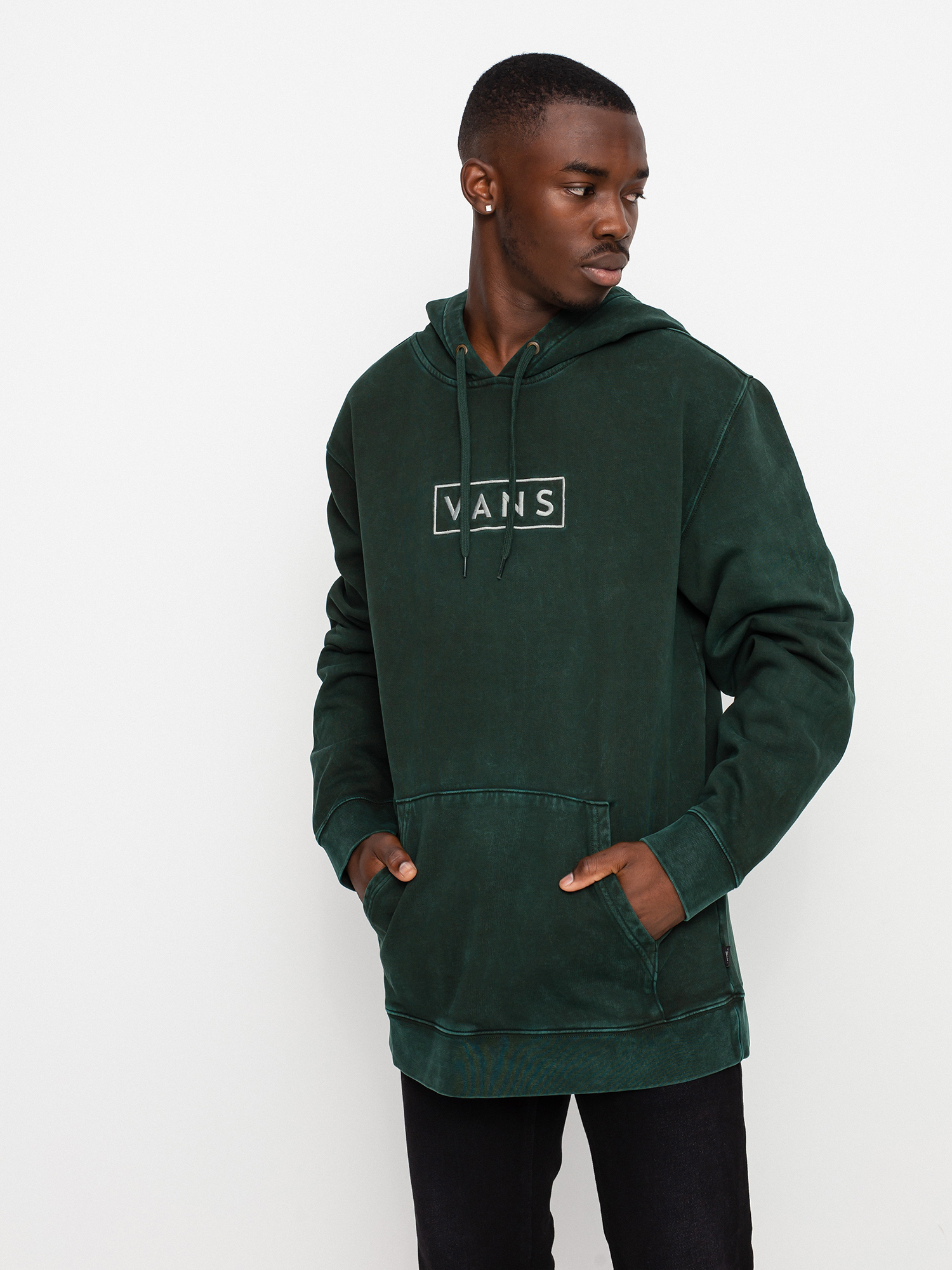 Bluza z kapturem Vans Easy Wash HD (scarab)
