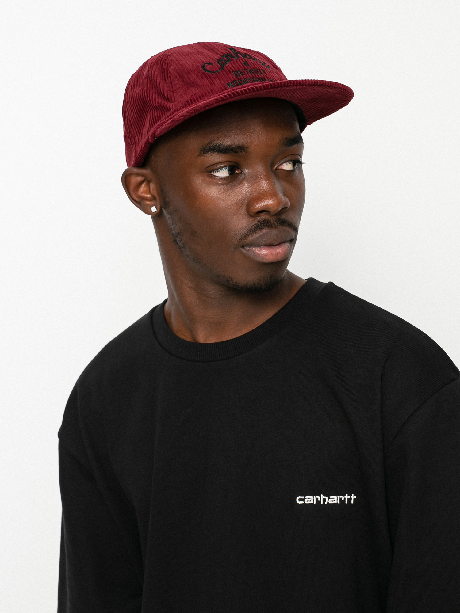Bluza Carhartt WIP Script Embroidery (black/white)