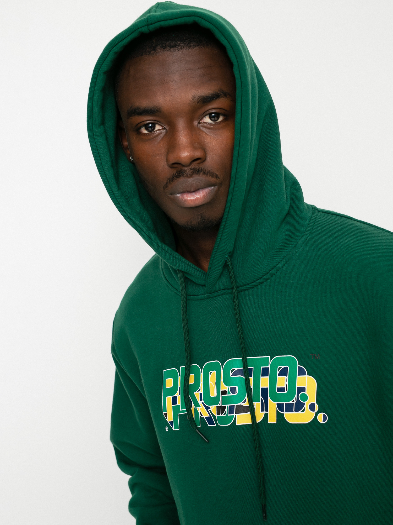 Bluza z kapturem Prosto Year HD (dark green)