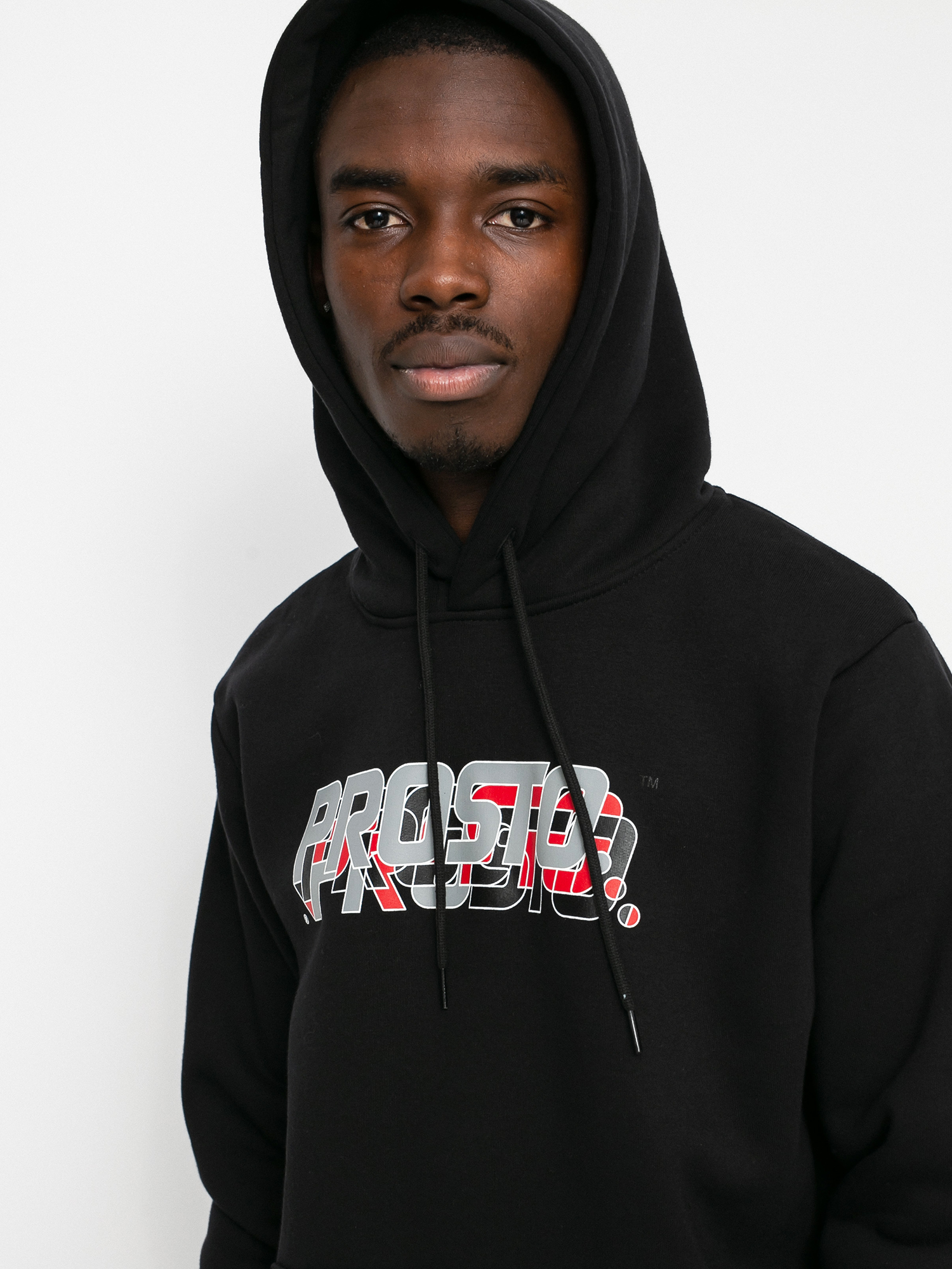 Bluza z kapturem Prosto Year HD (Black)