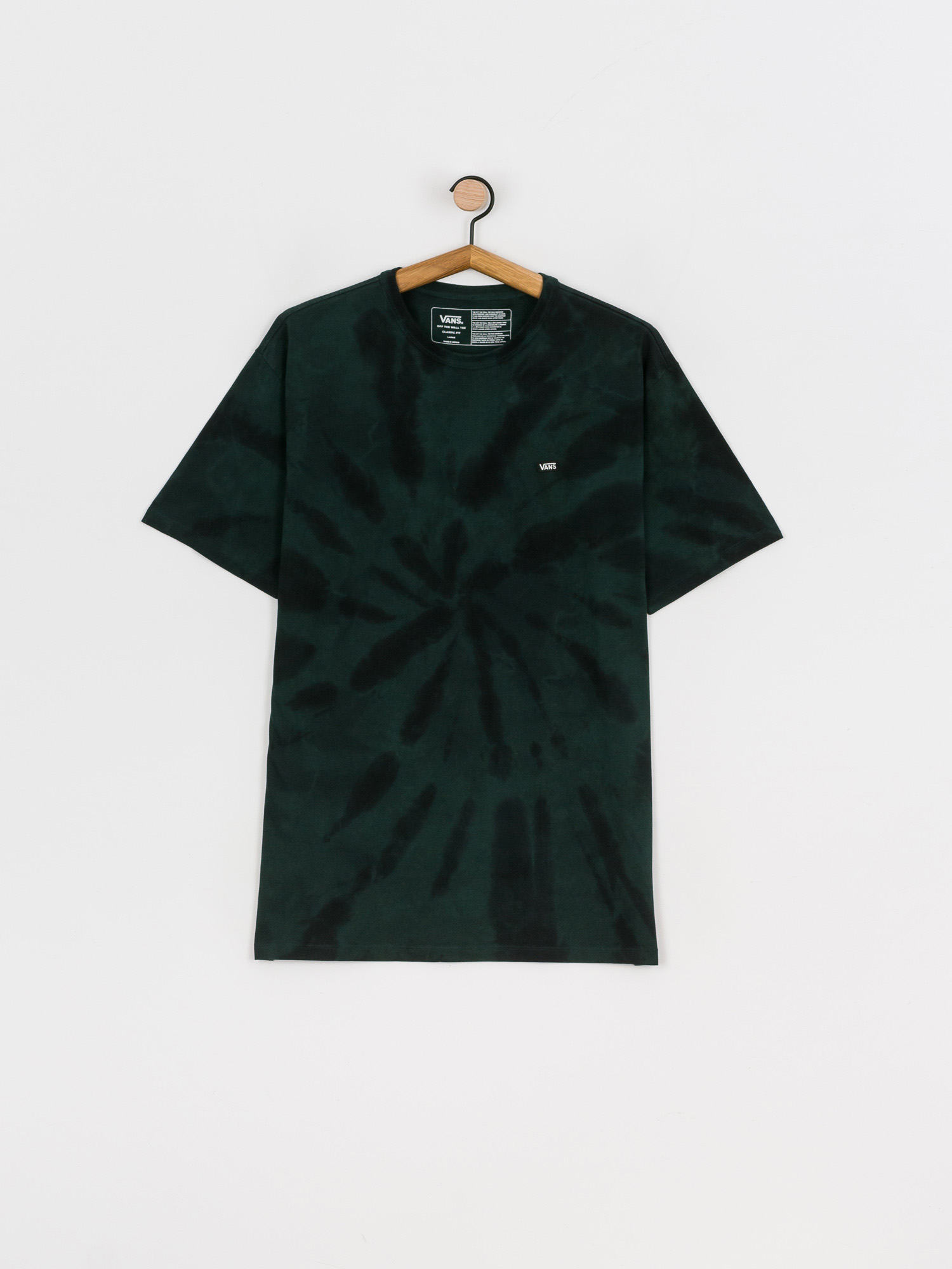 T-shirt Vans Off The Wall Classic Spiral Tiedye (scarab/black)