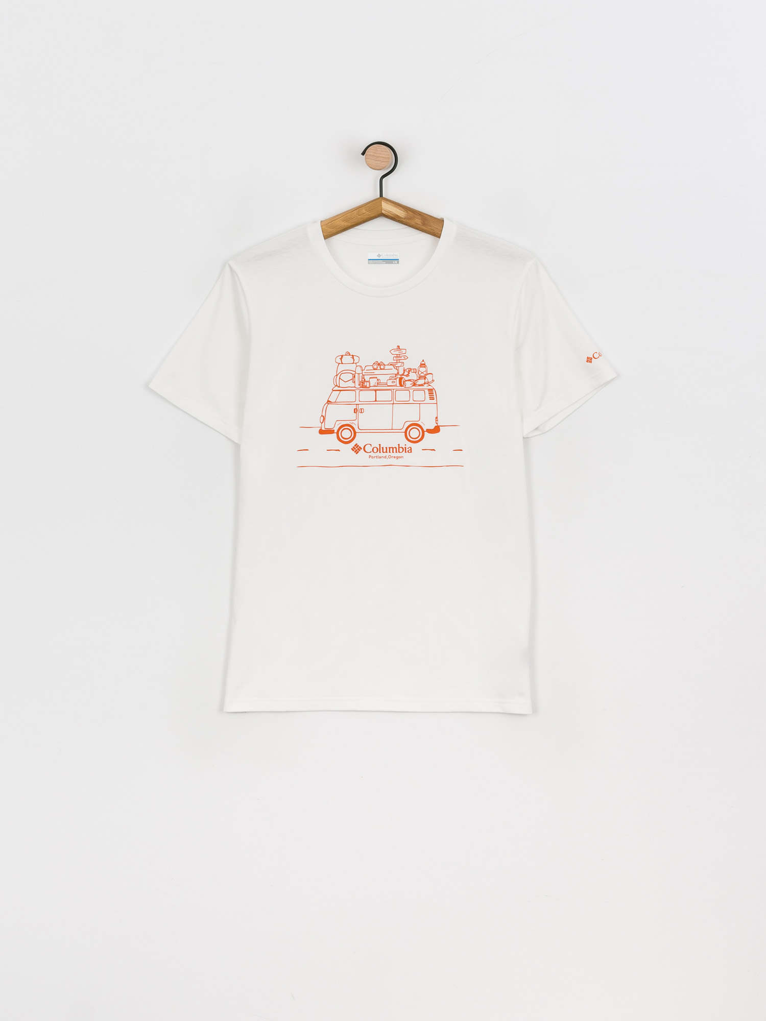 T-shirt Columbia Sun Trek (white/van life)