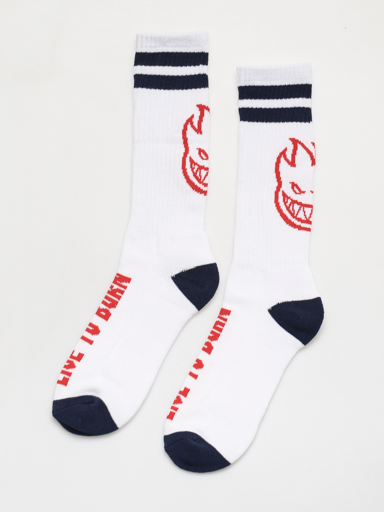 Skarpetki Spitfire Heads Up (white/navy/red)