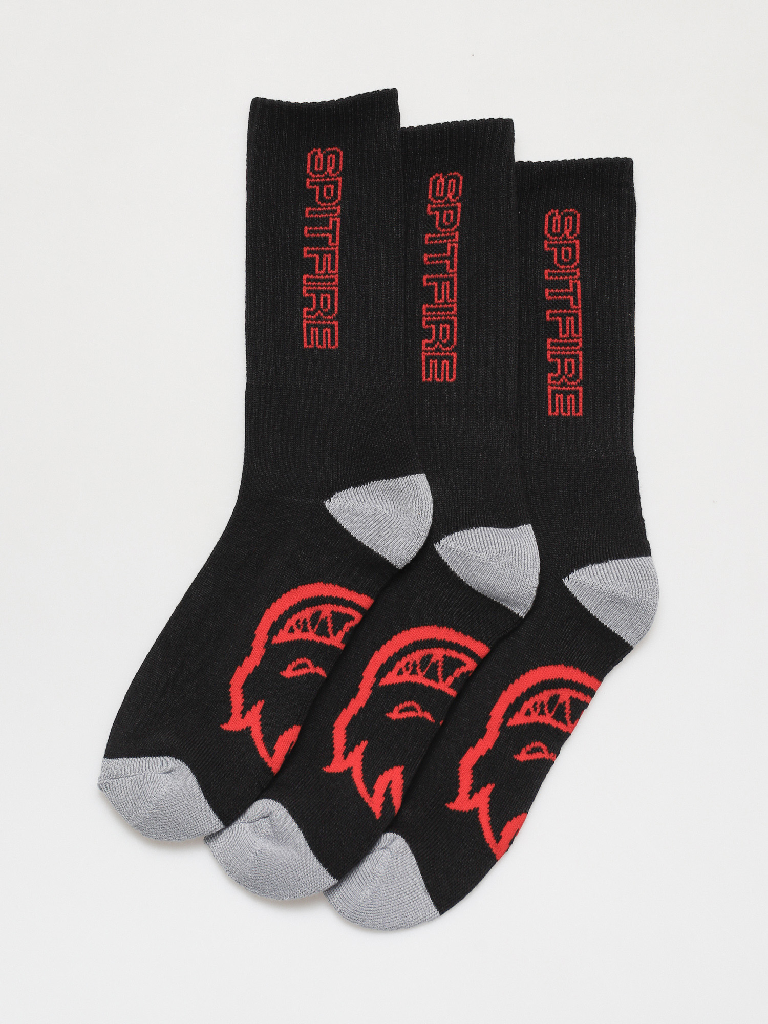 Skarpetki Spitfire Classic 87 3 Pack (black/red/grey)