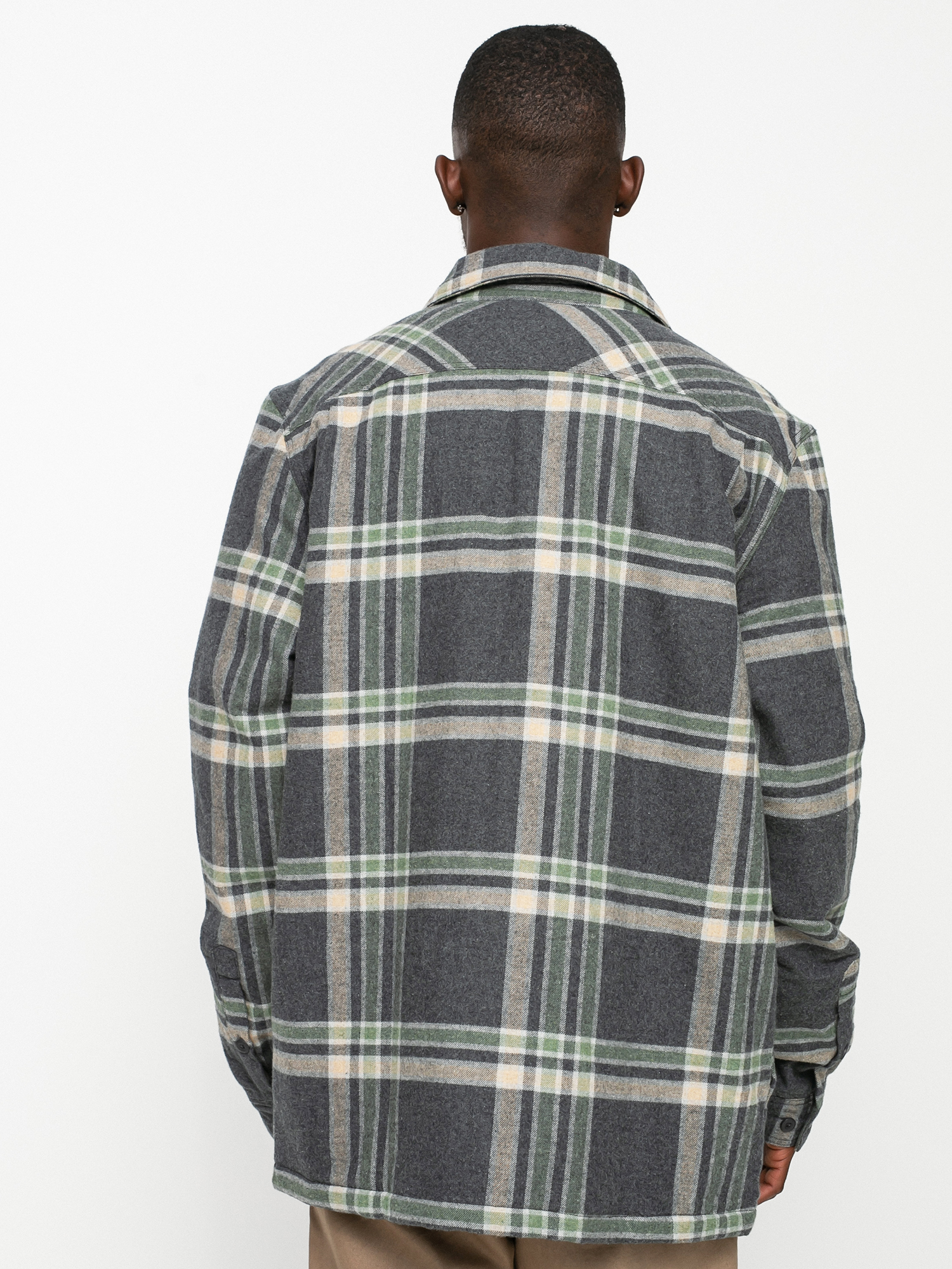 Kurtka Patagonia Insulated Organic Cotton Fjord Flannel (growlers plaid/ink black)