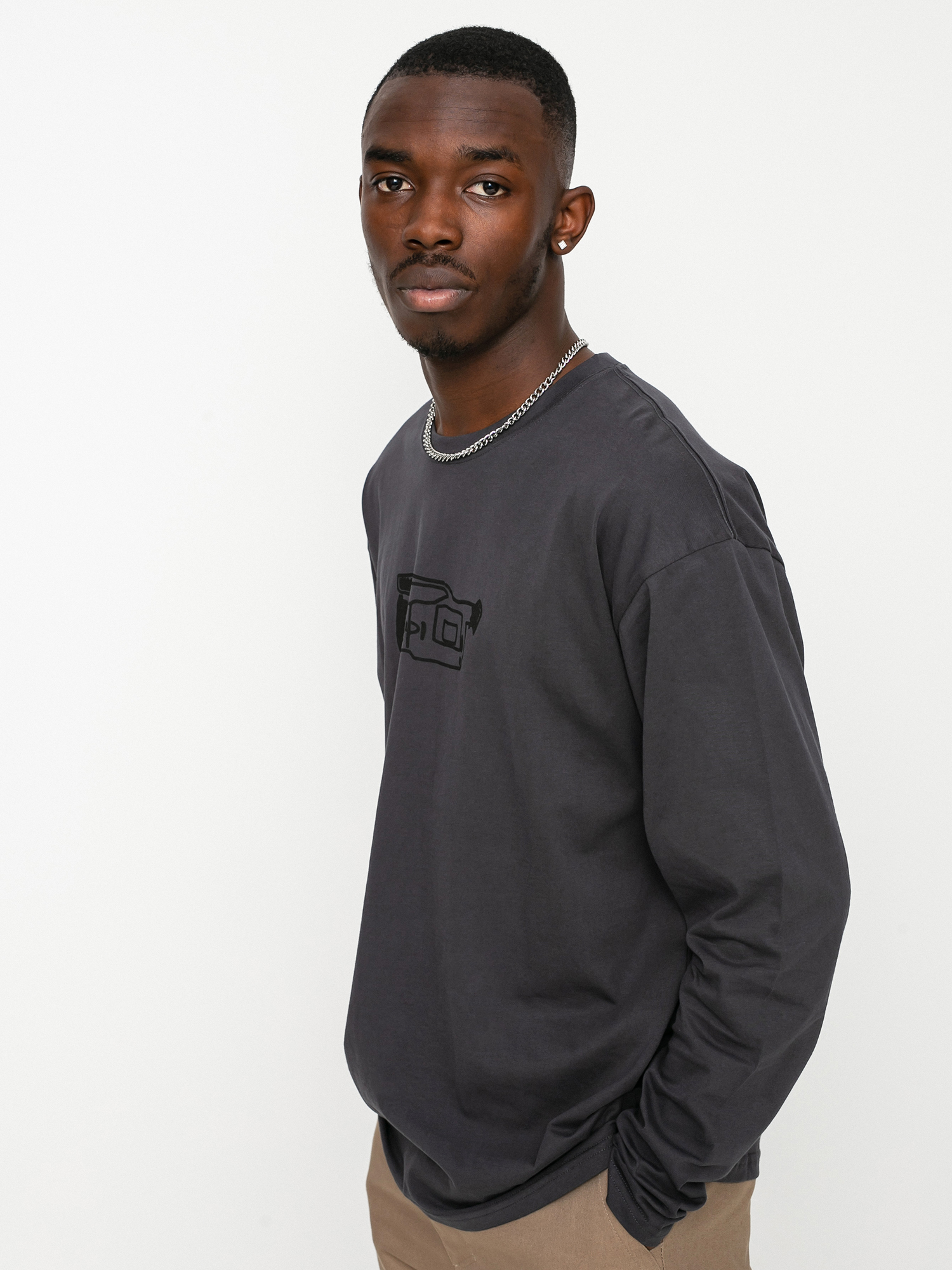 Longsleeve Enjoi Glitch (vintage/black)
