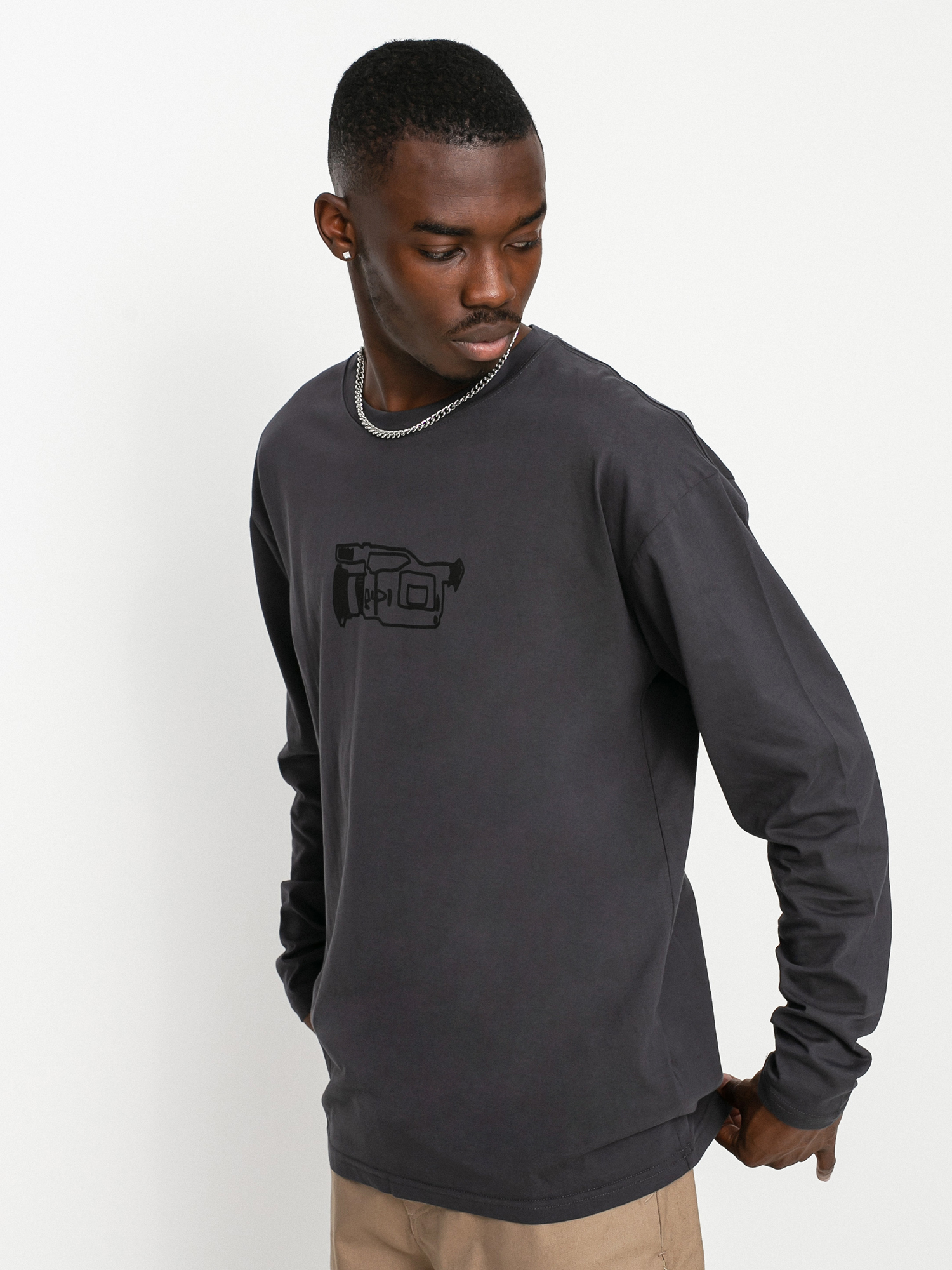 Longsleeve Enjoi Glitch (vintage/black)