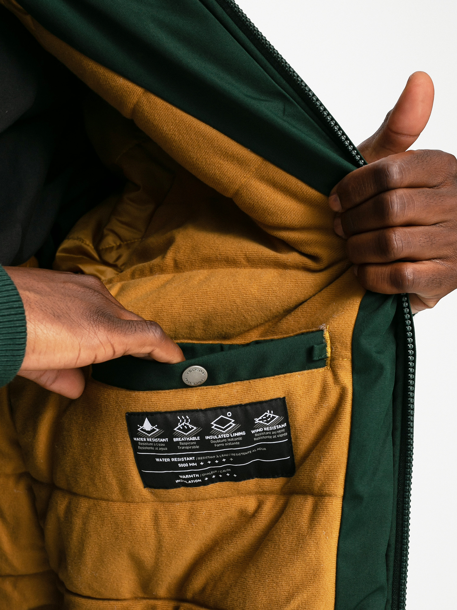 Kurtka Volcom Hernan 5K (scarab)