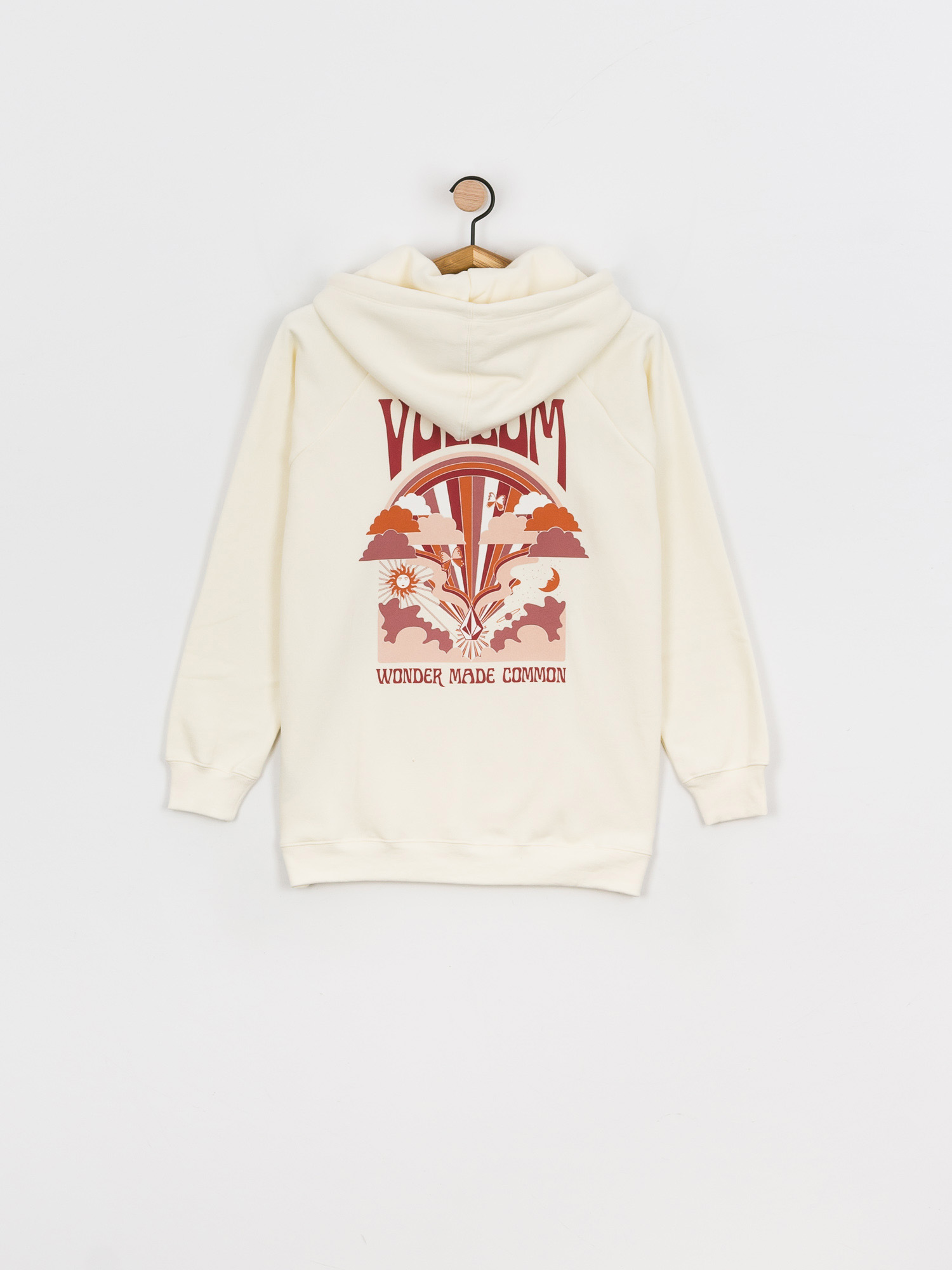 Bluza z kapturem Volcom Truly Stoked Bf HD Wmn (cloud)