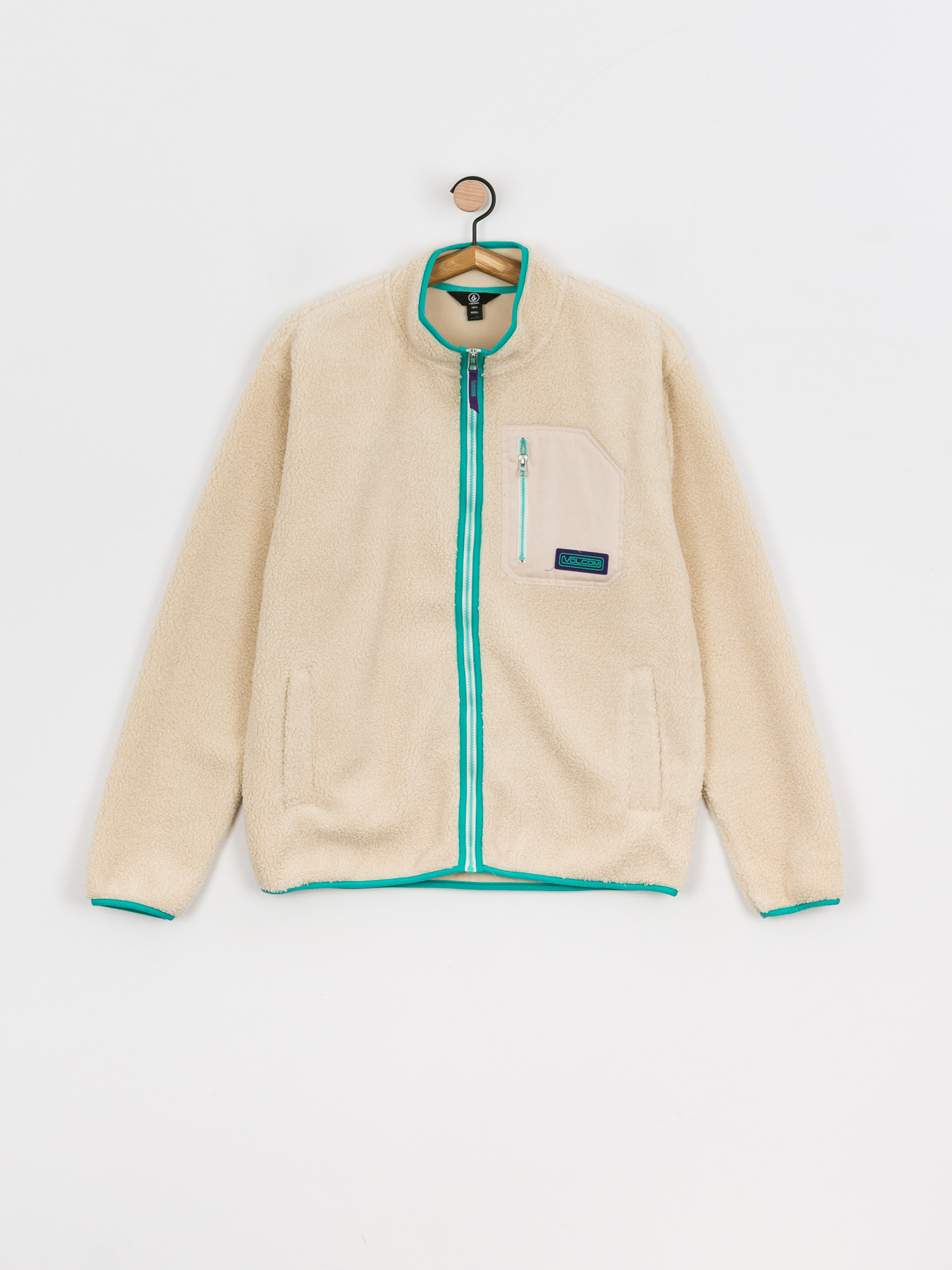 Bluza Volcom Muzzer Fuzzar Zip (whitecap grey)