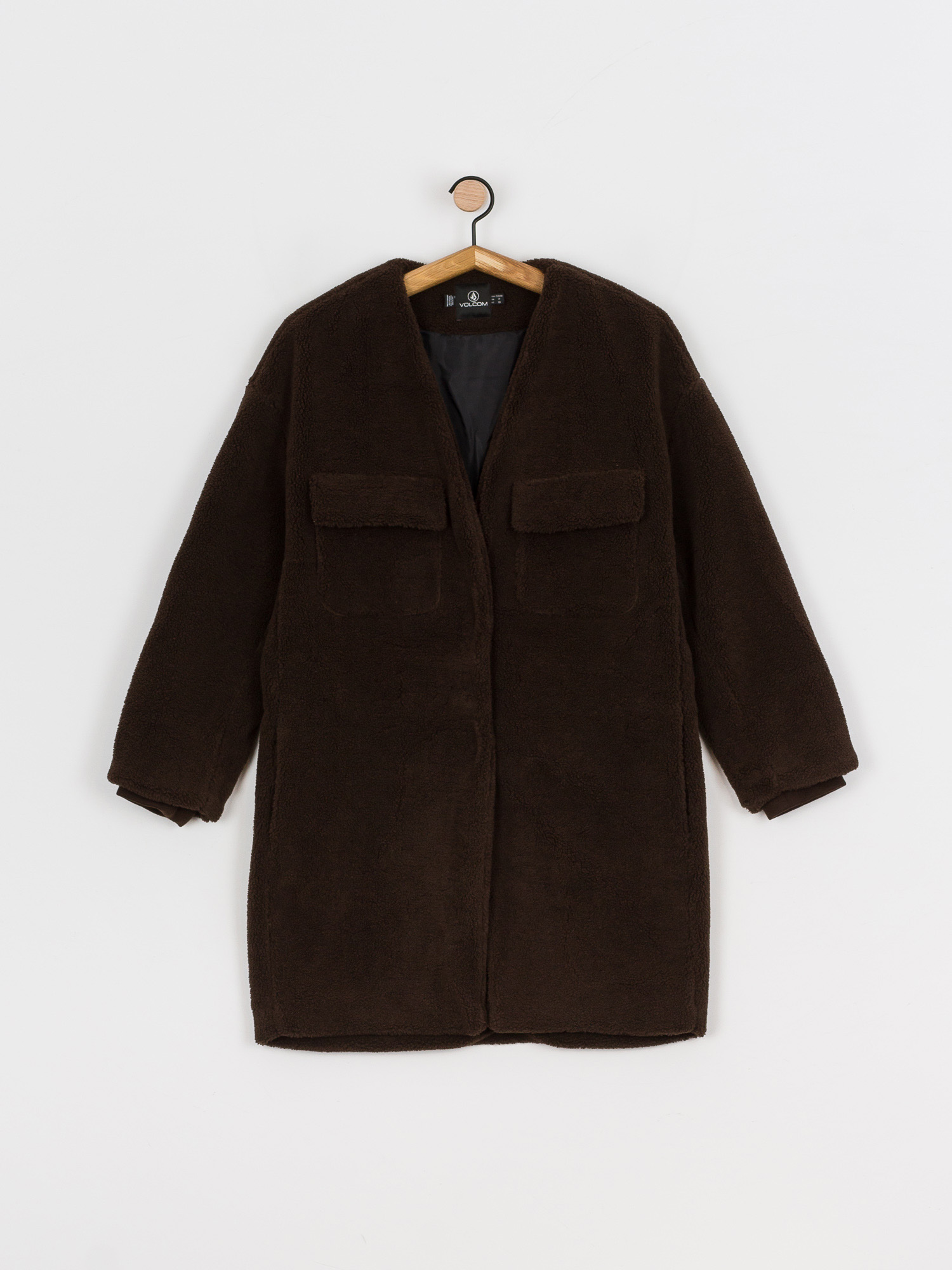Płaszcz Volcom Eesypeesy Coat Wmn (dark brown)