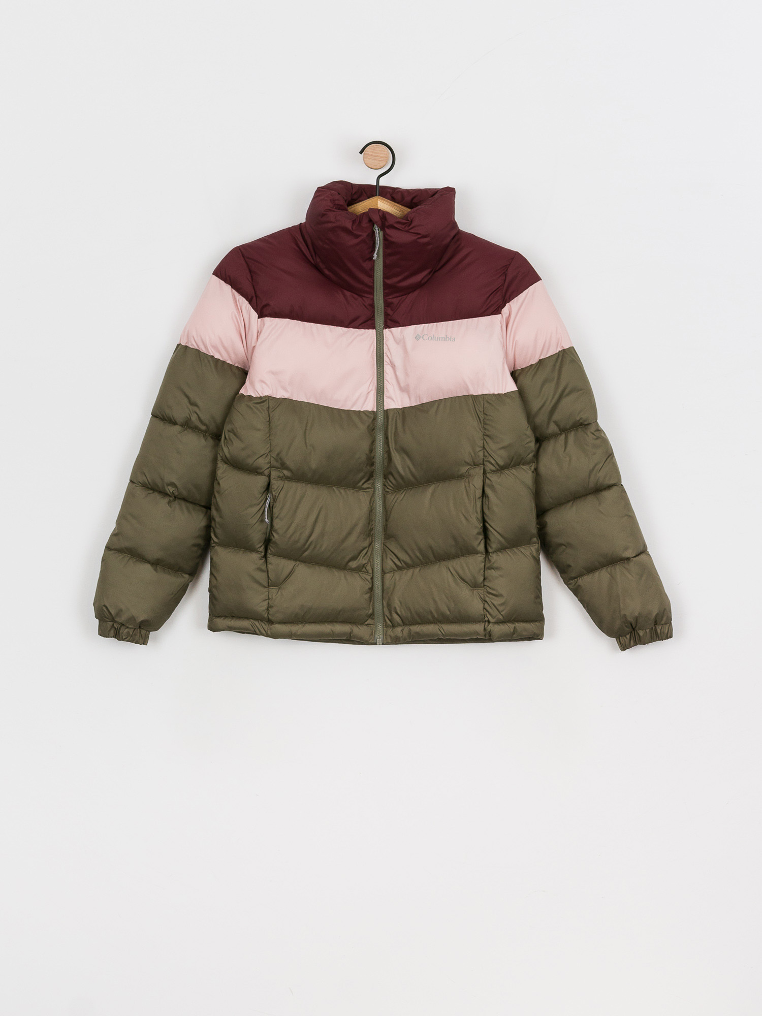 Kurtka Columbia Puffect Wmn (stone green/mineral pink/malbec)