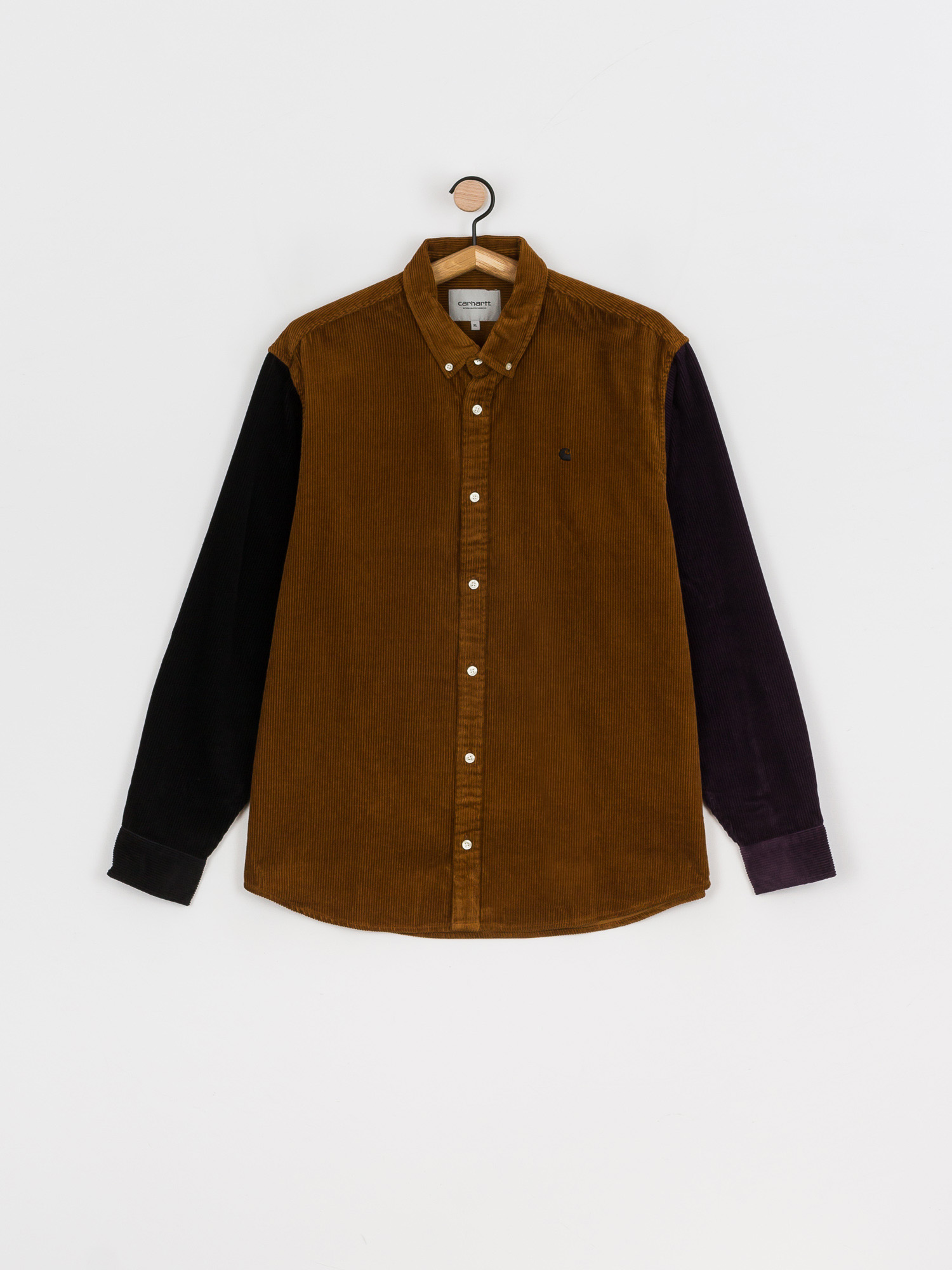 Koszula Carhartt WIP Triple Madison Cord (tawny/black/dark iris)