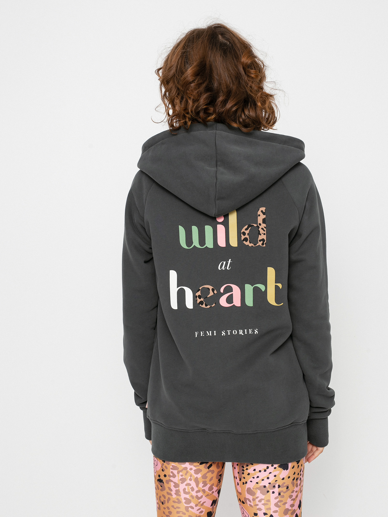 Bluza z kapturem Femi Stories Ini ZHD Wmn (wblk)