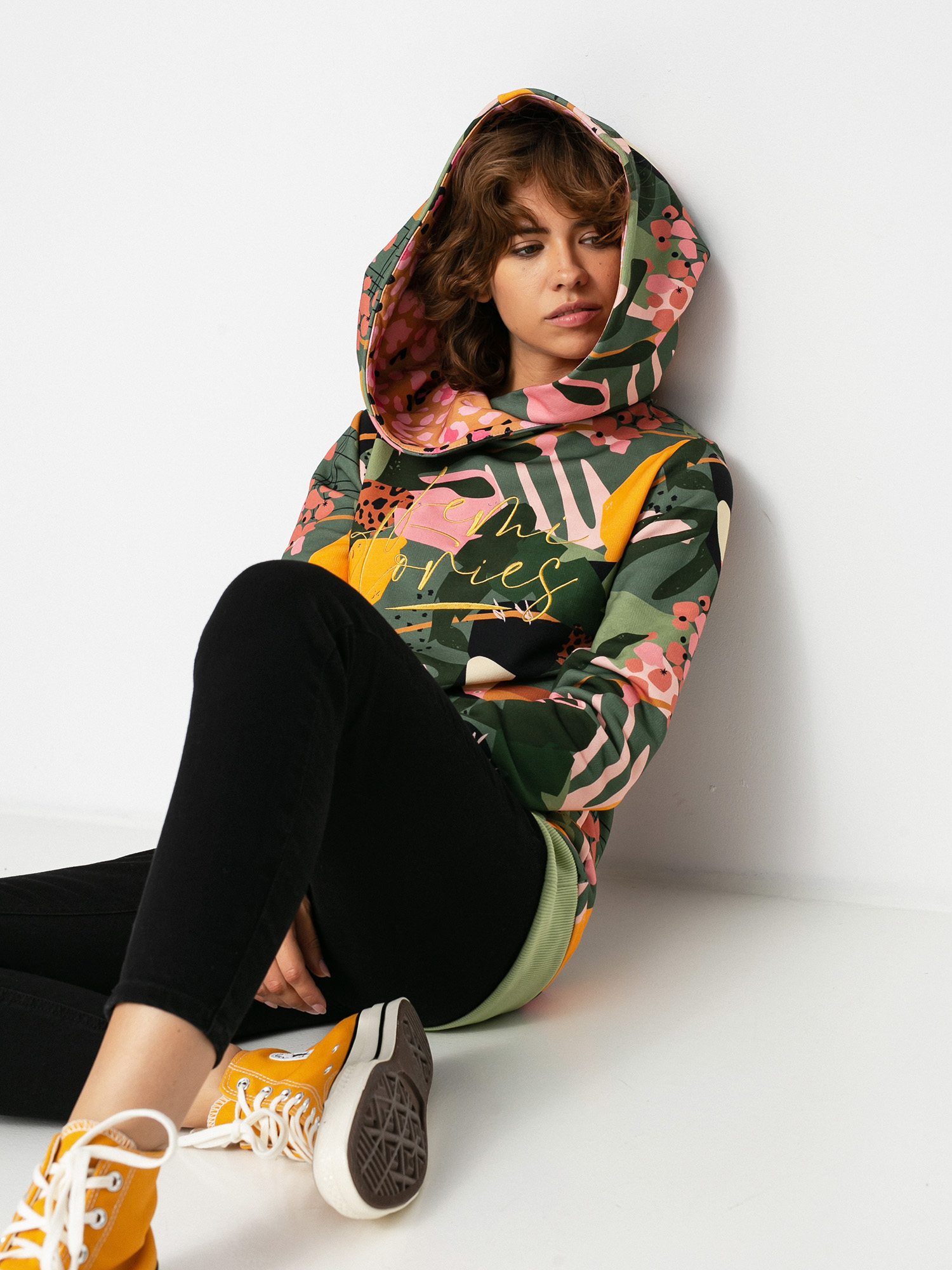 Bluza z kapturem Femi Stories Rum HD Wmn (tcn)