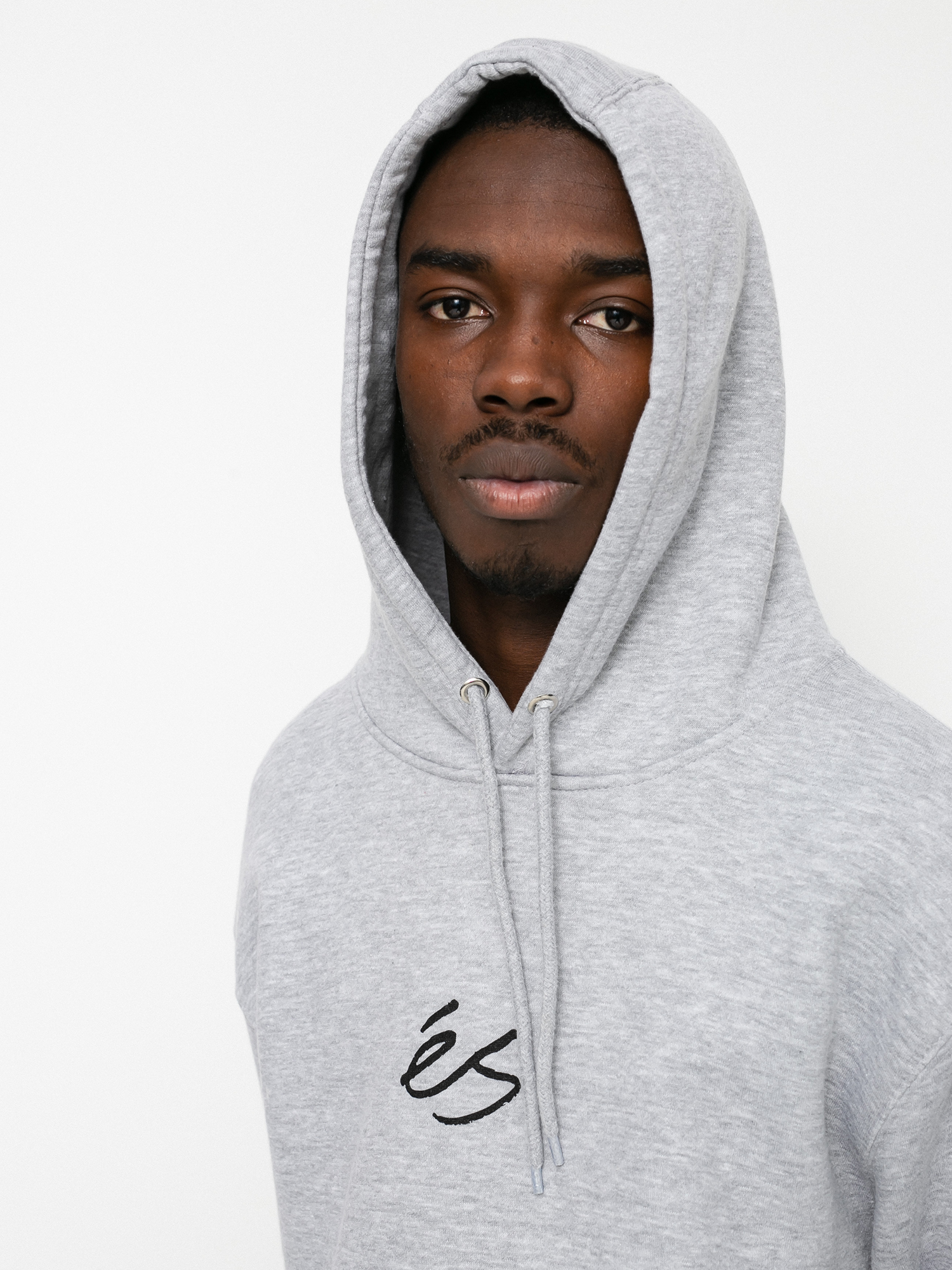 Bluza z kapturem eS Mini Script HD (grey/heather)