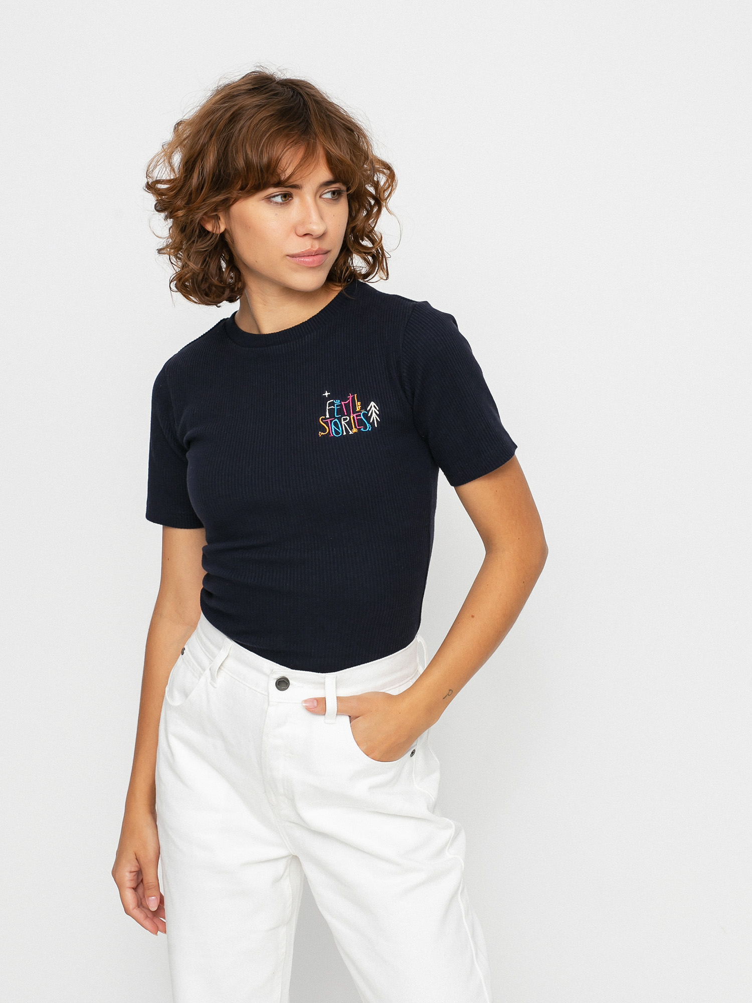 T-shirt Femi Stories Pola Wmn (nvy)