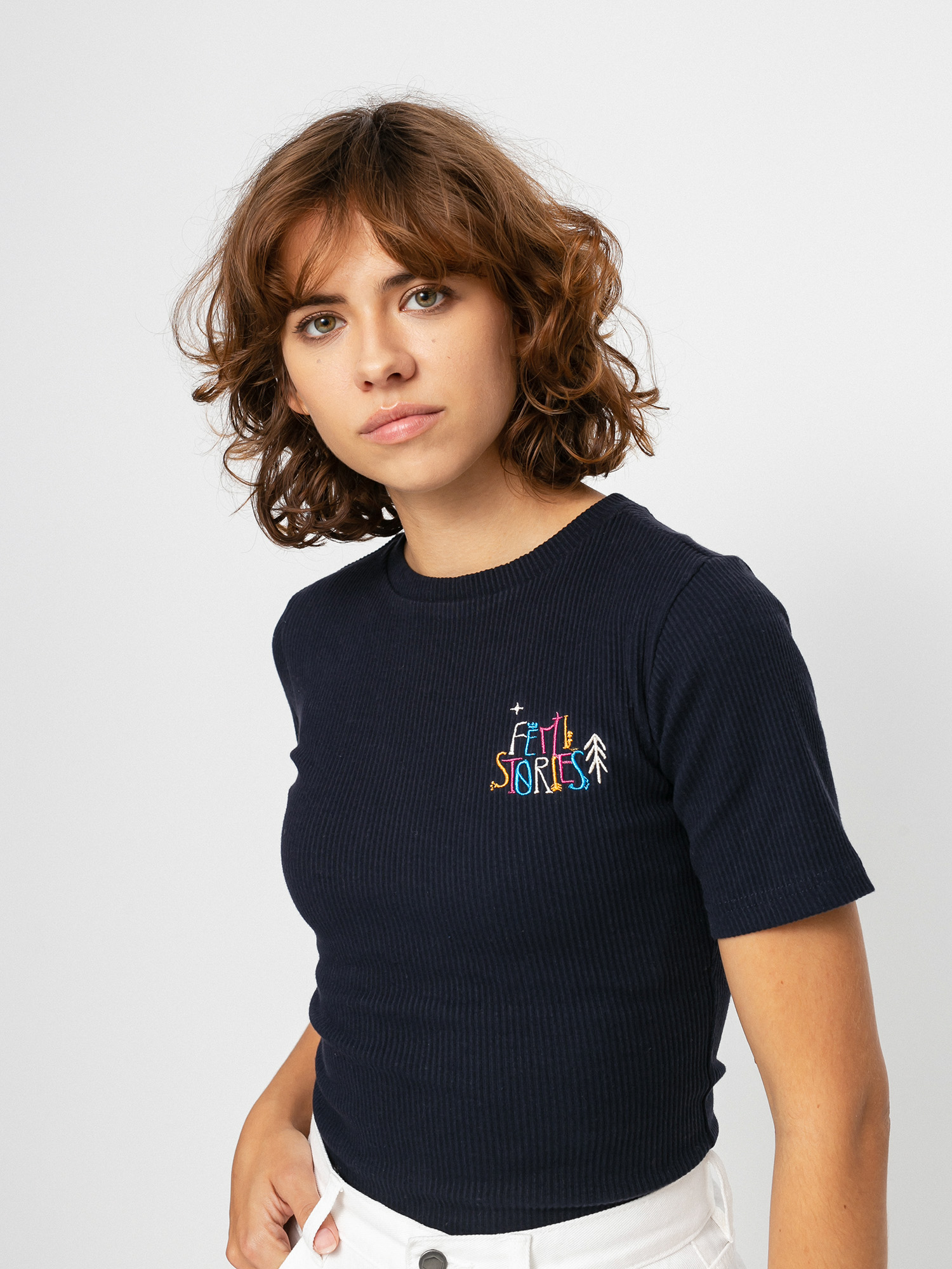 T-shirt Femi Stories Pola Wmn (nvy)