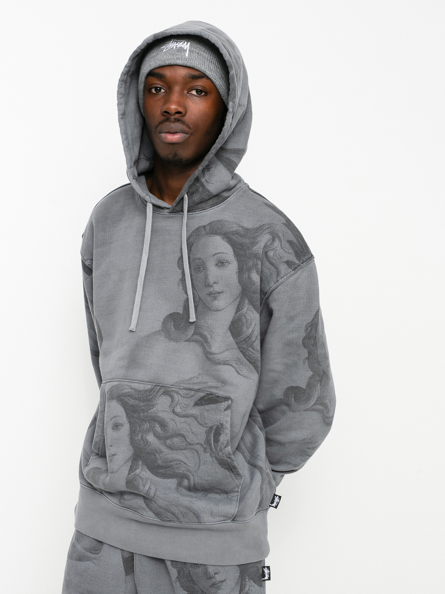 Bluza z kapturem Stussy Dyed Venus HD (black)