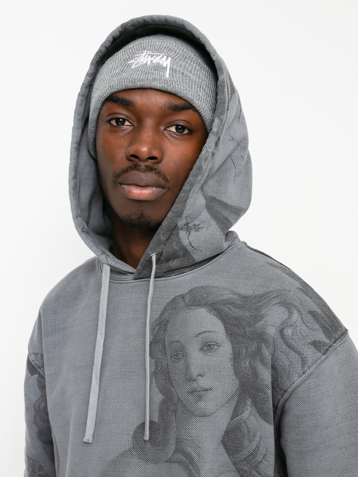 Bluza z kapturem Stussy Dyed Venus HD (black)