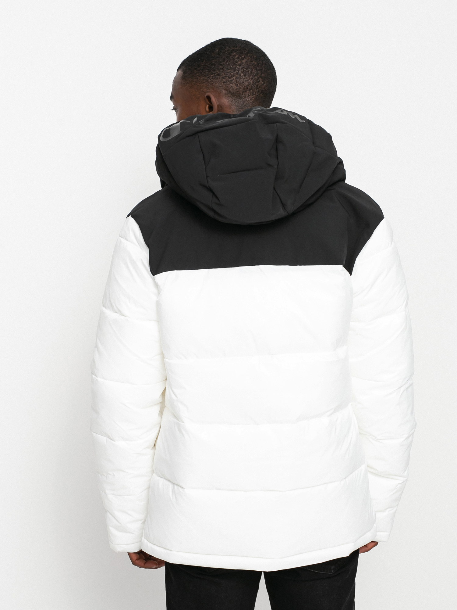 Kurtka Champion Legacy Hooded Jacket 216652 (wht/nbk)